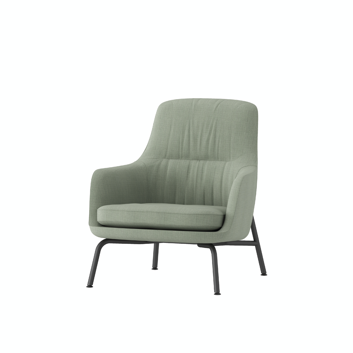 Cetacean - Lounge Chair I (Metal Base)