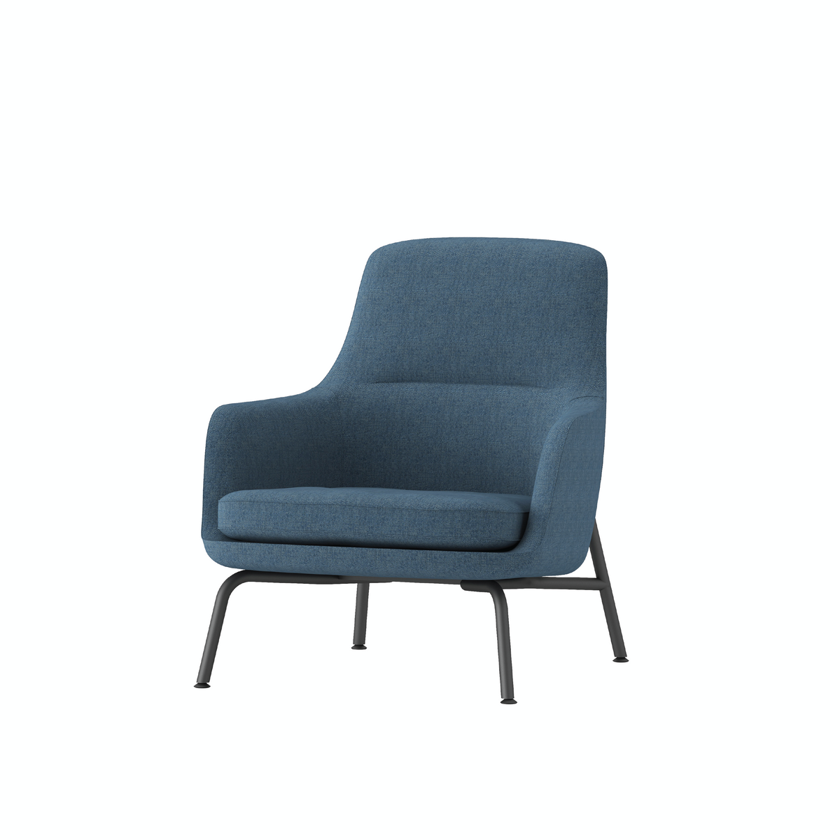 Cetacean - Lounge Chair I (Metal Base)