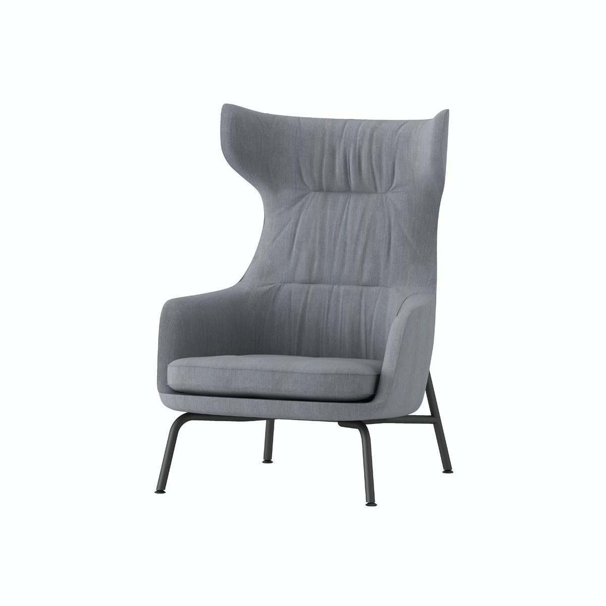 Cetacean - Lounge Chair I (Metal Base)