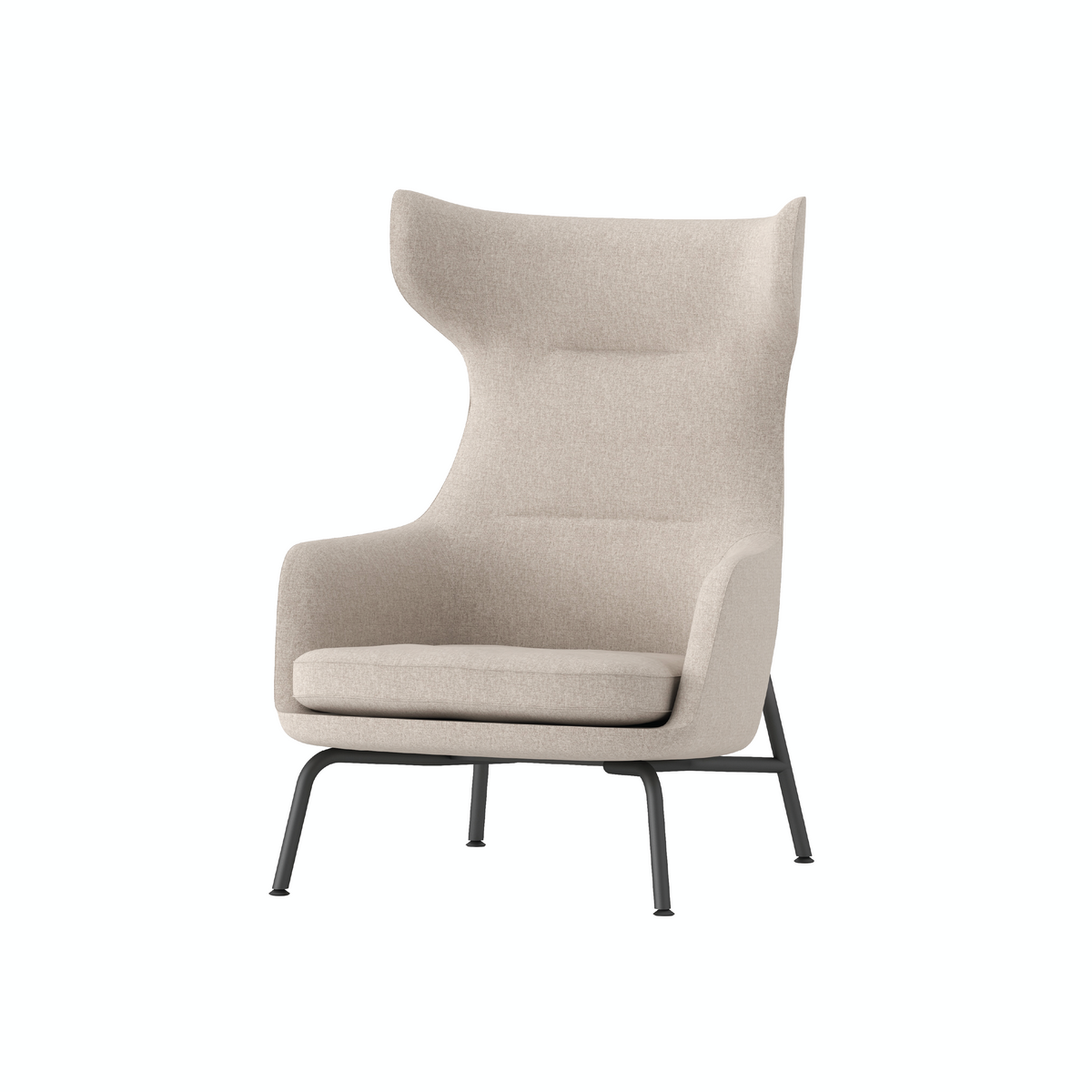 Cetacean - Lounge Chair I (Metal Base)
