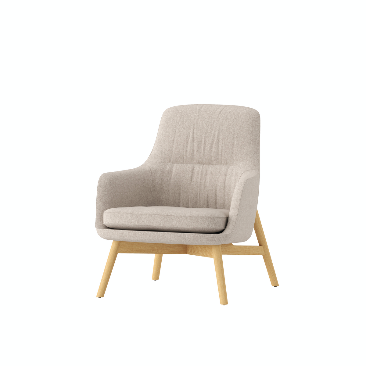 Cetacean - Lounge Chair III (Wooden Base)