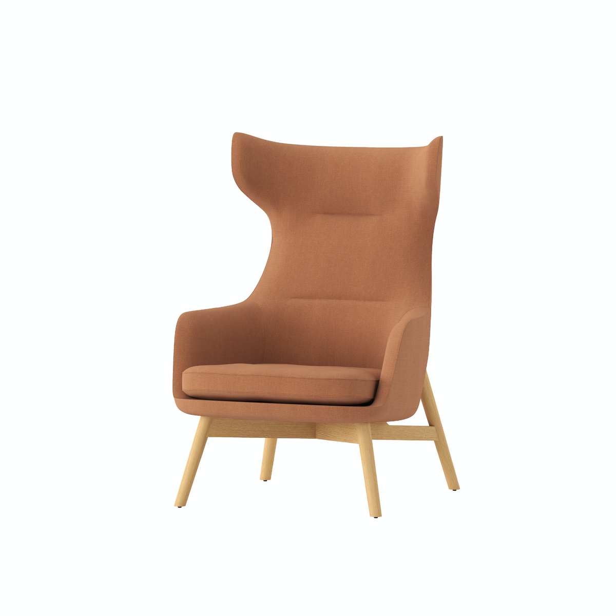 Cetacean - Lounge Chair III (Wooden Base)