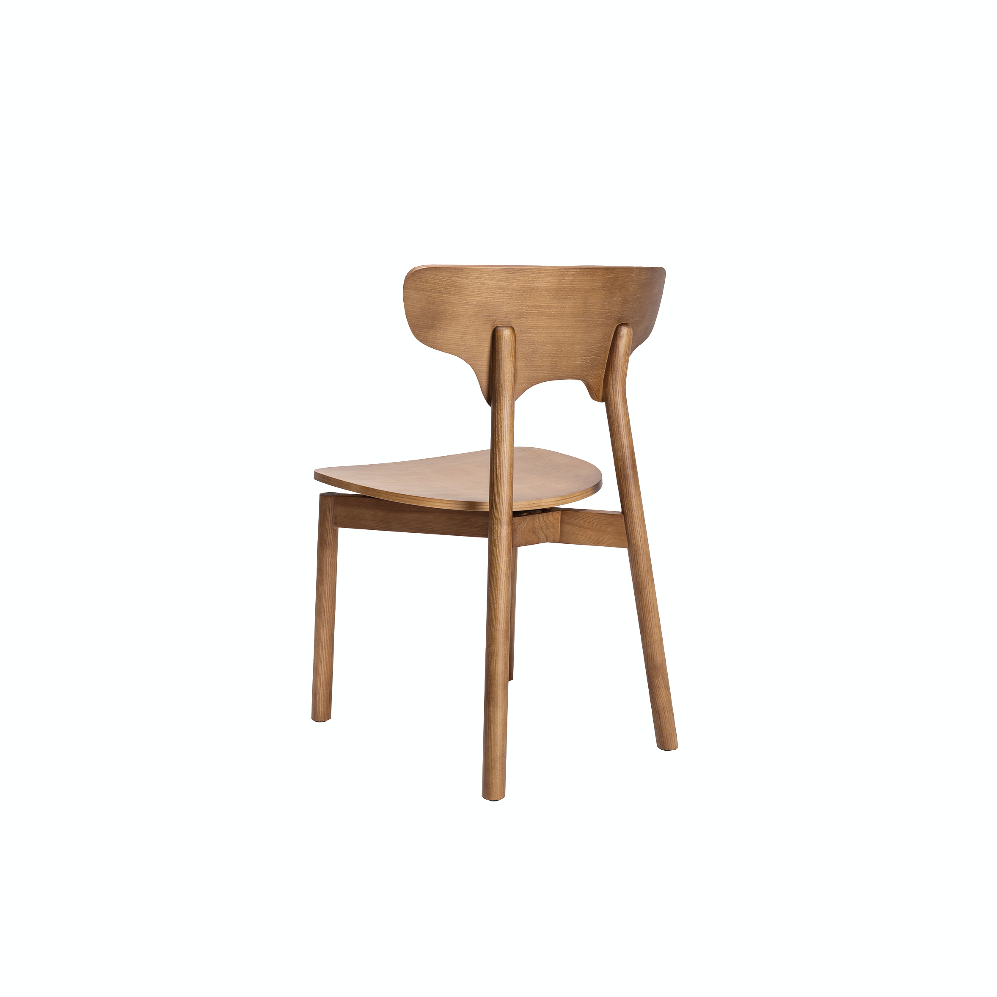 Toothy - Wooden/Steel Base Dining Chair