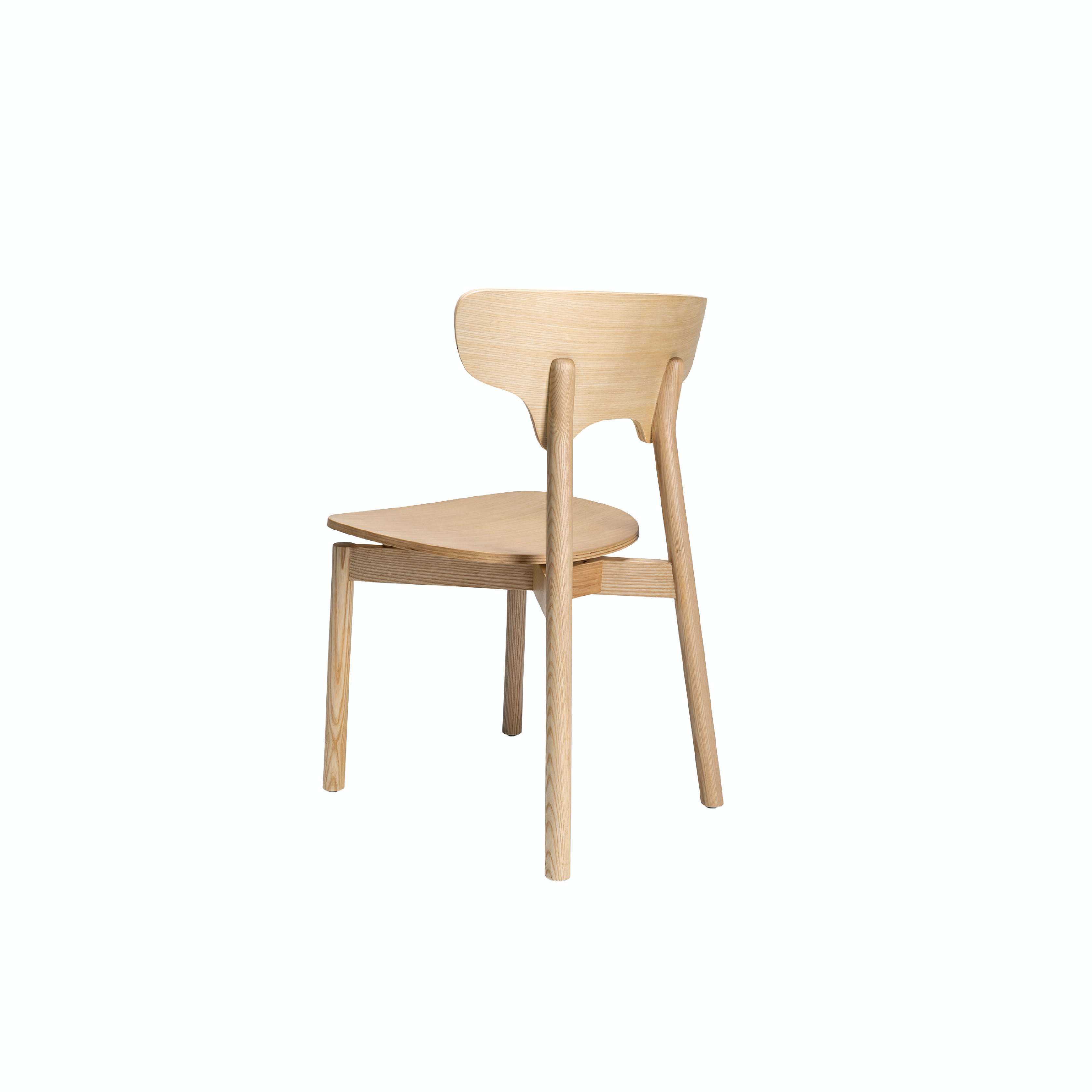 Toothy - Wooden/Steel Base Dining Chair