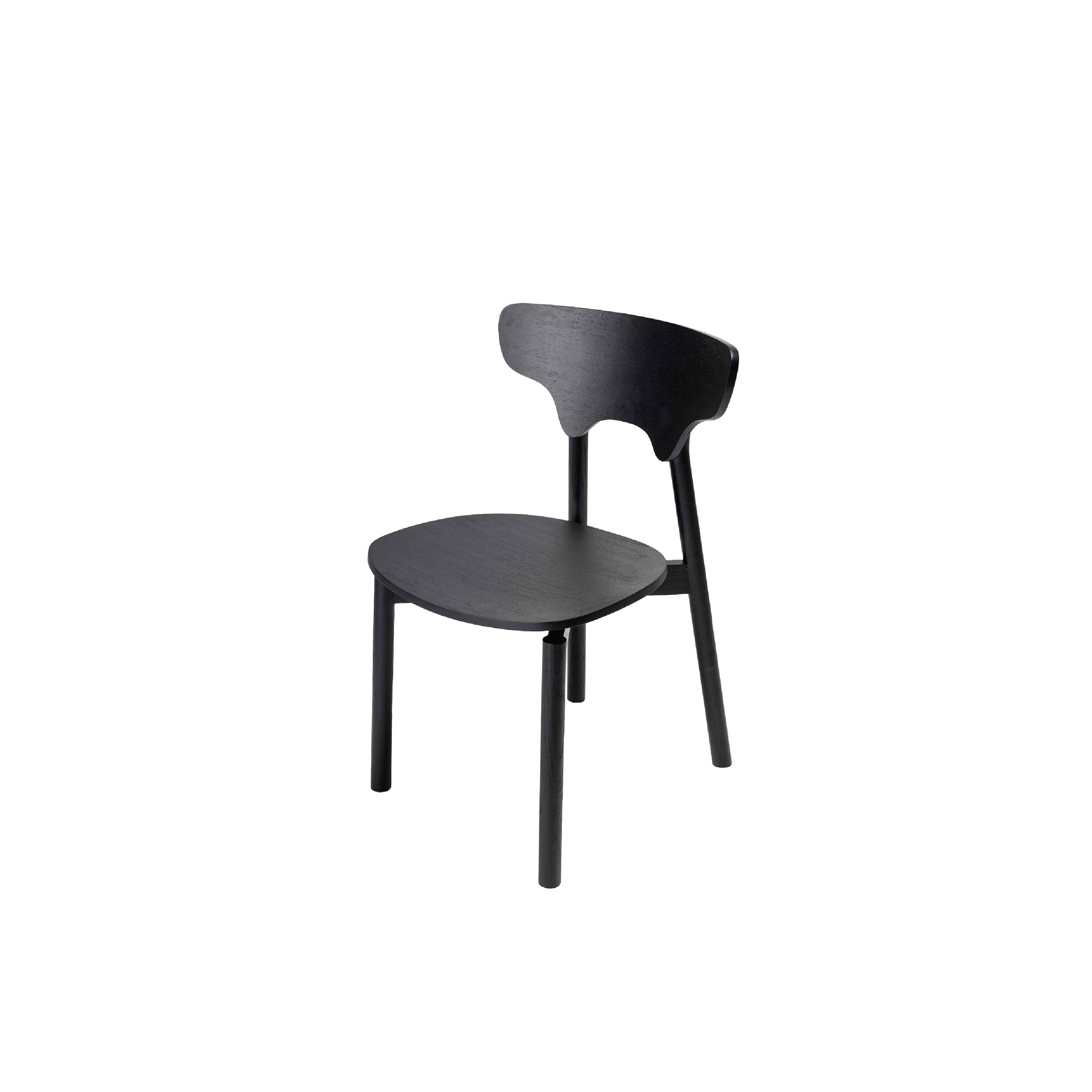 Toothy - Wooden/Steel Base Dining Chair