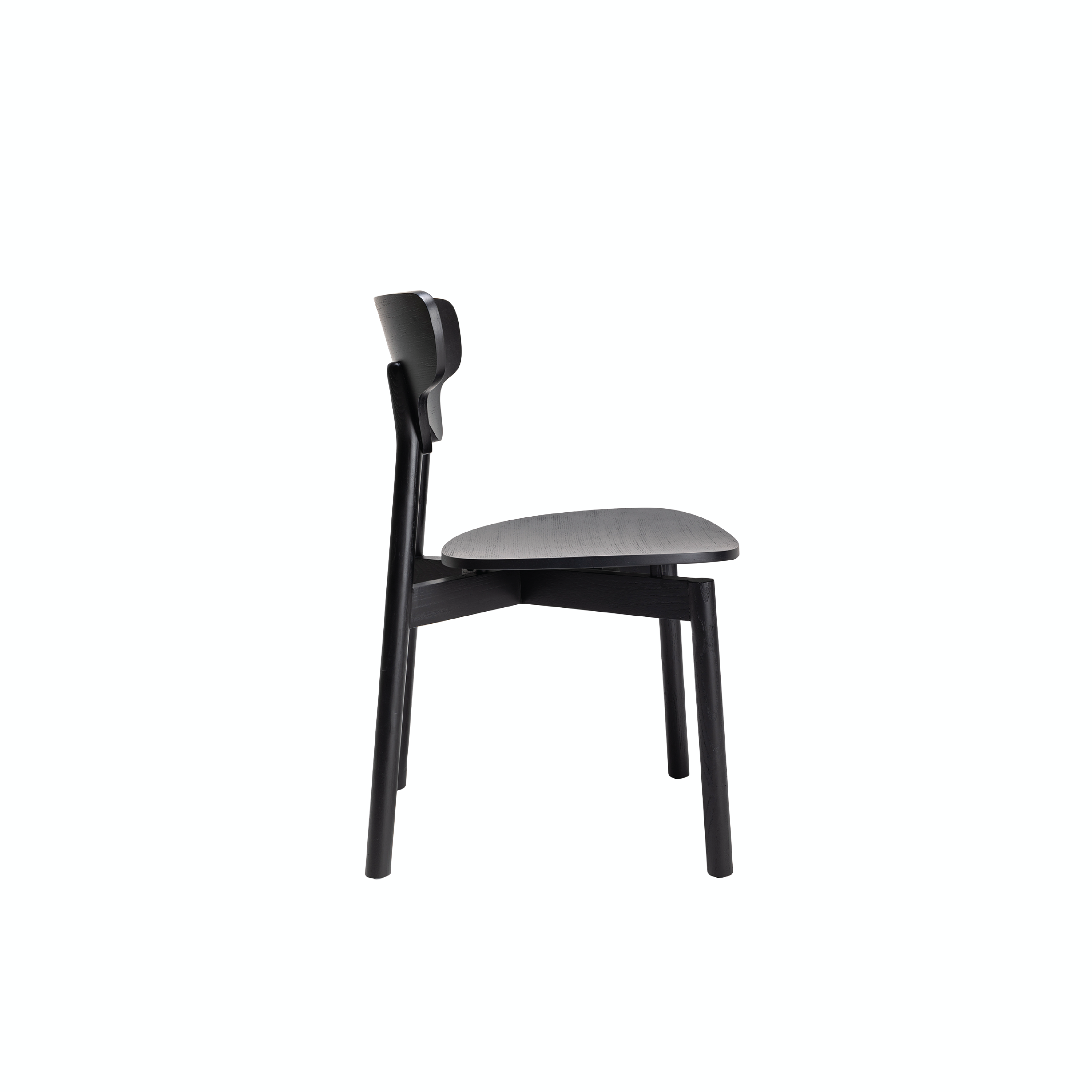 Toothy - Wooden/Steel Base Dining Chair