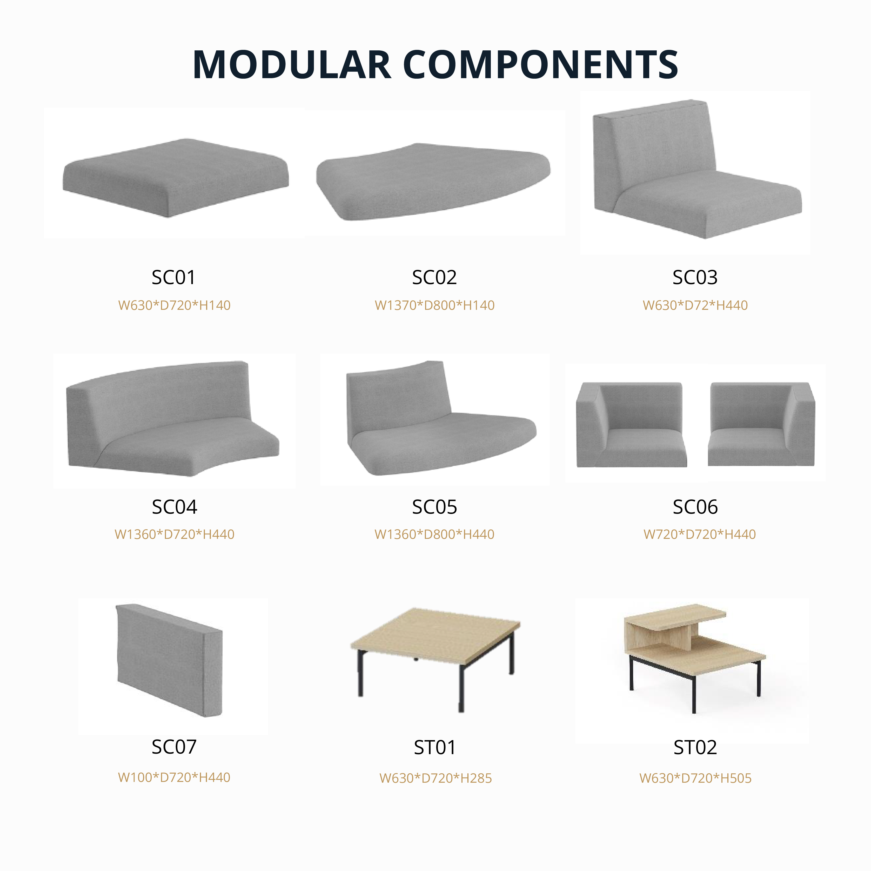 Acham - Modular Bench