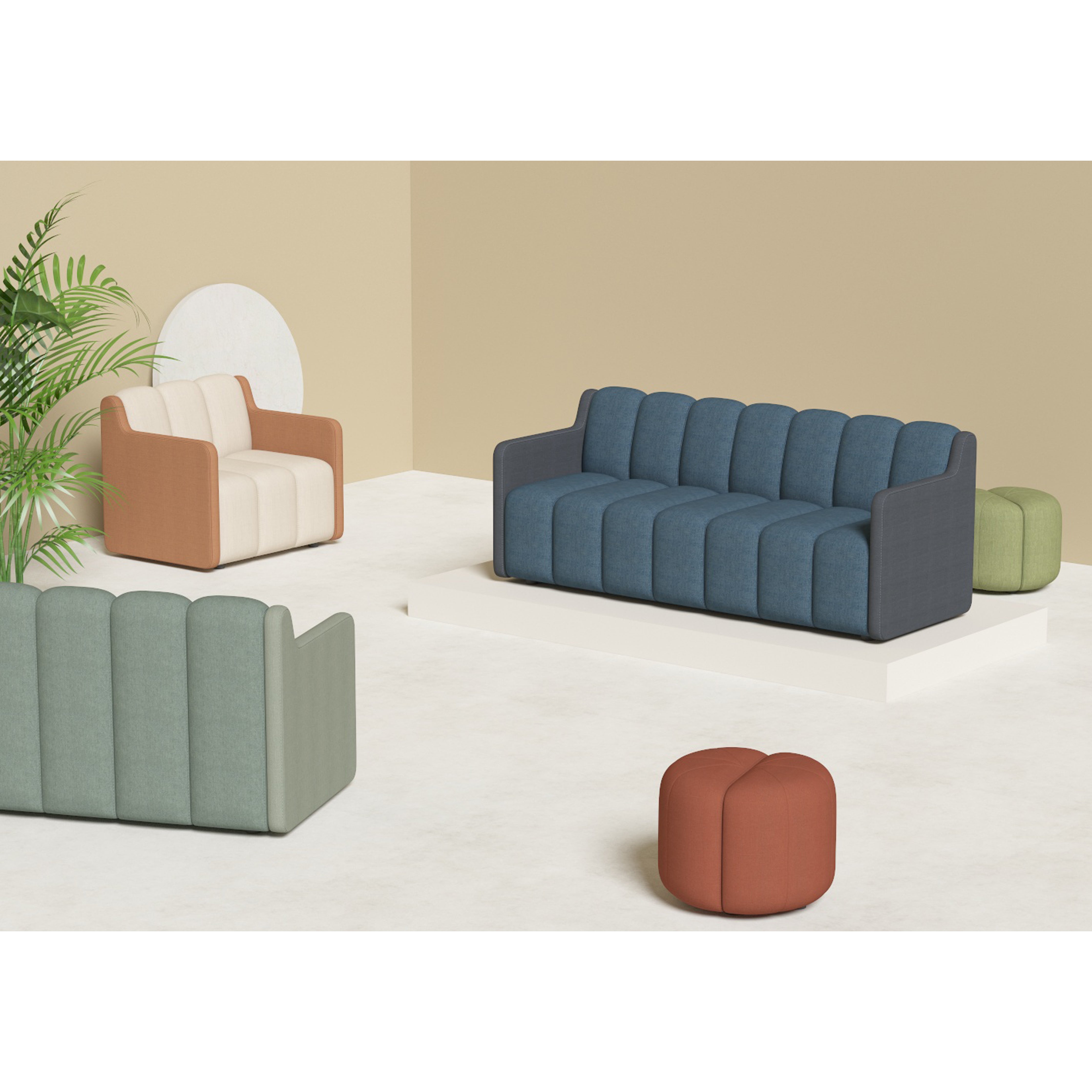Petal V2 - 2/3 Seater