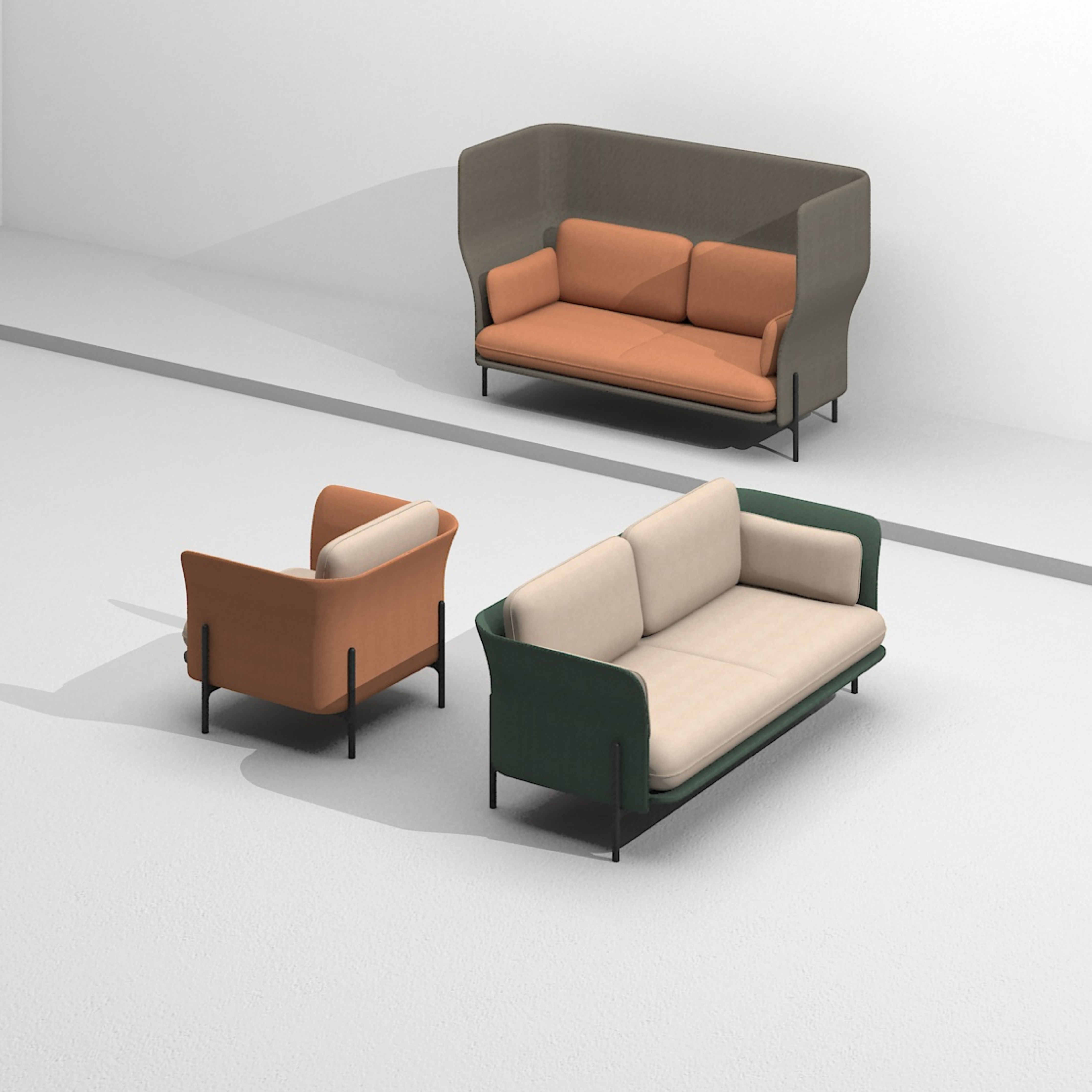 Gentleman - 1 Seater Highback