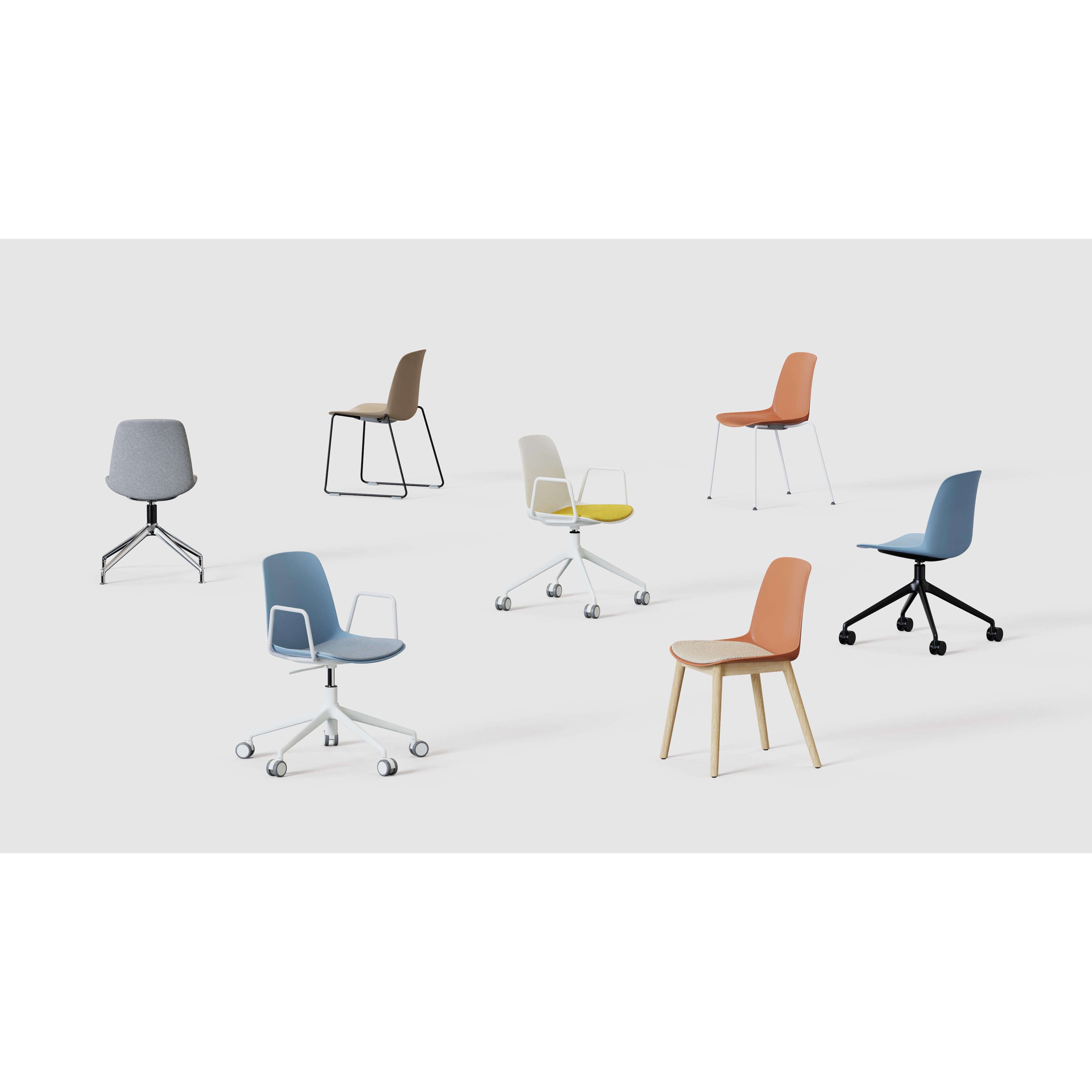 Lite - Office Bar Chair (with Round Footrest)