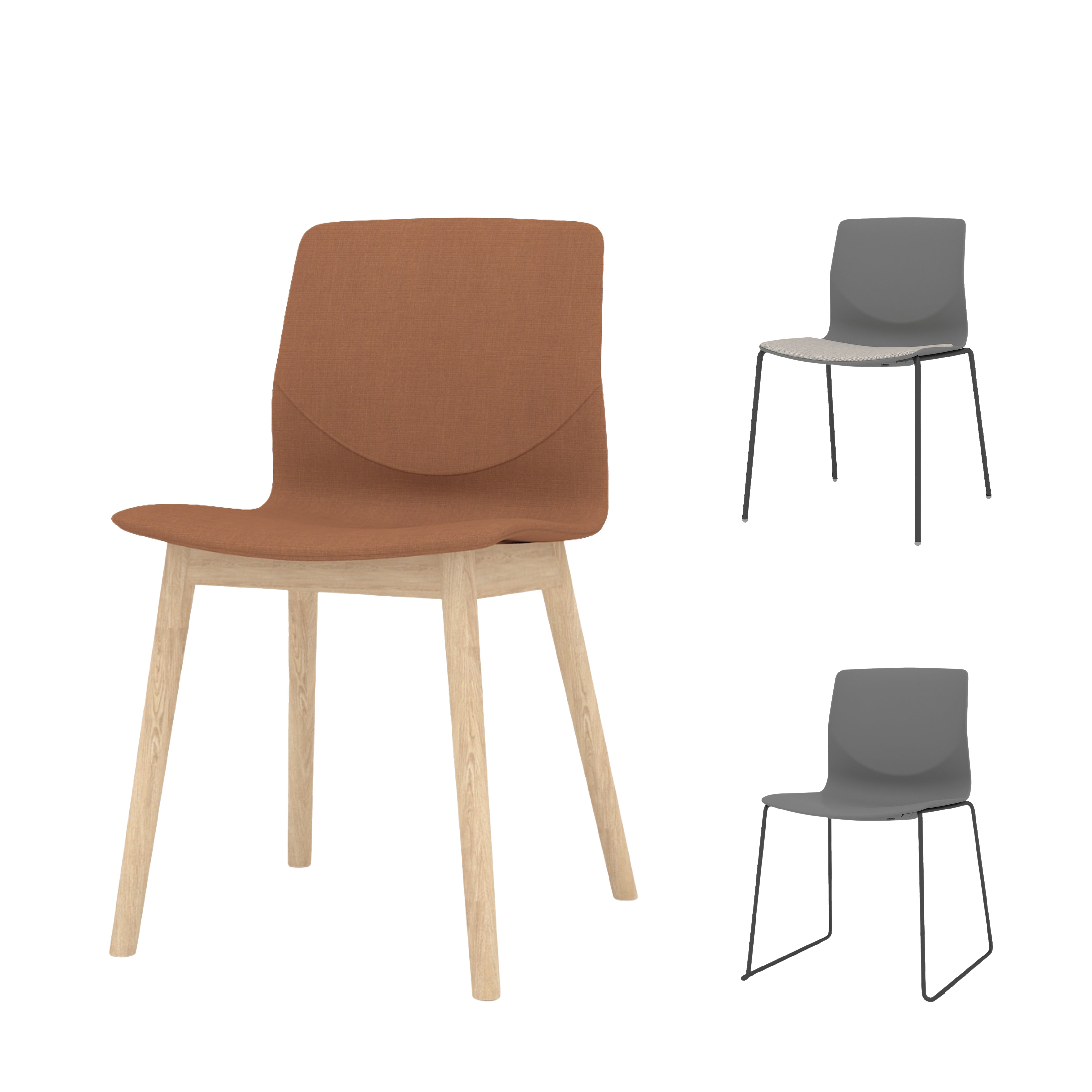 Moon - Dining Chair w/o Armrest