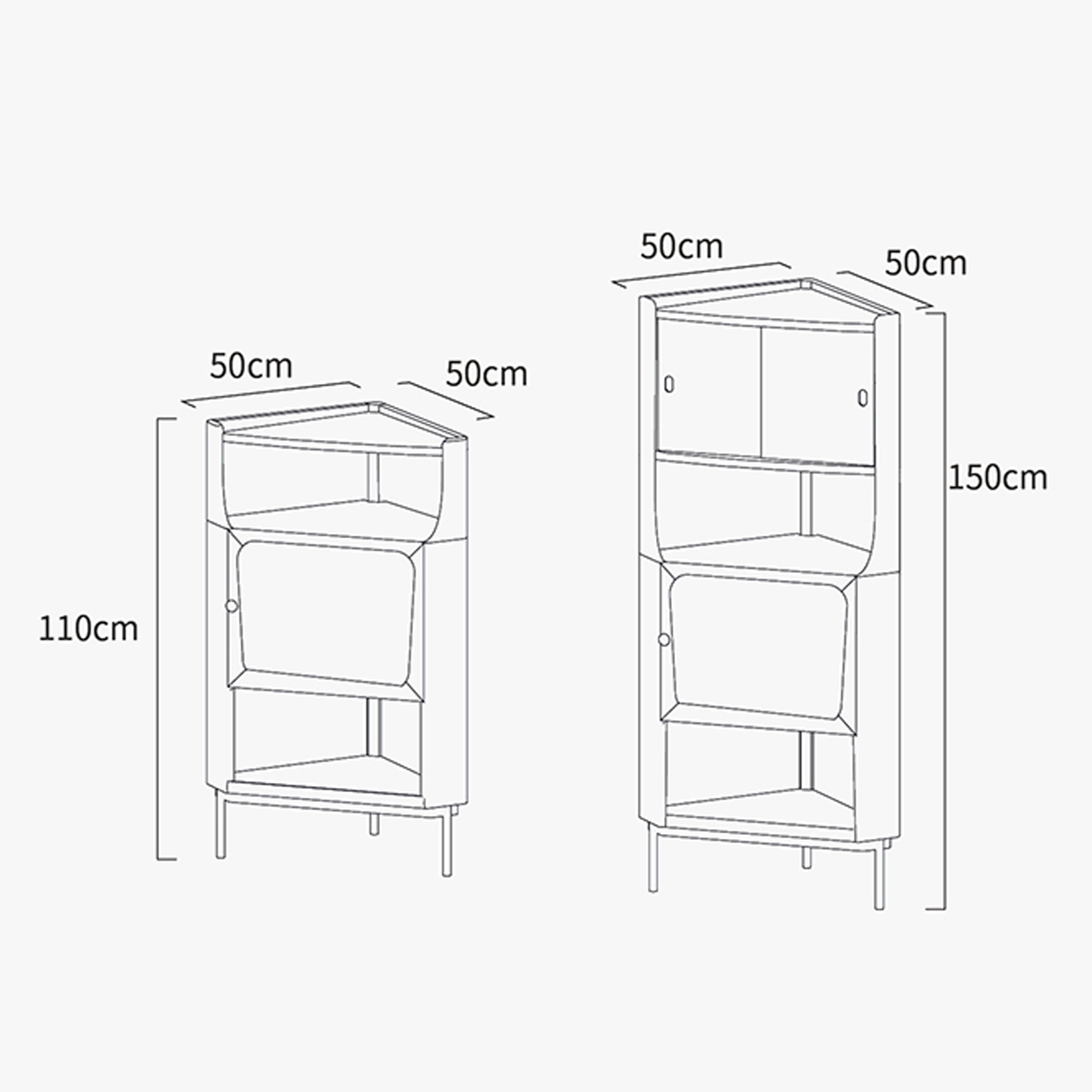 Voice - Corner Cabinet