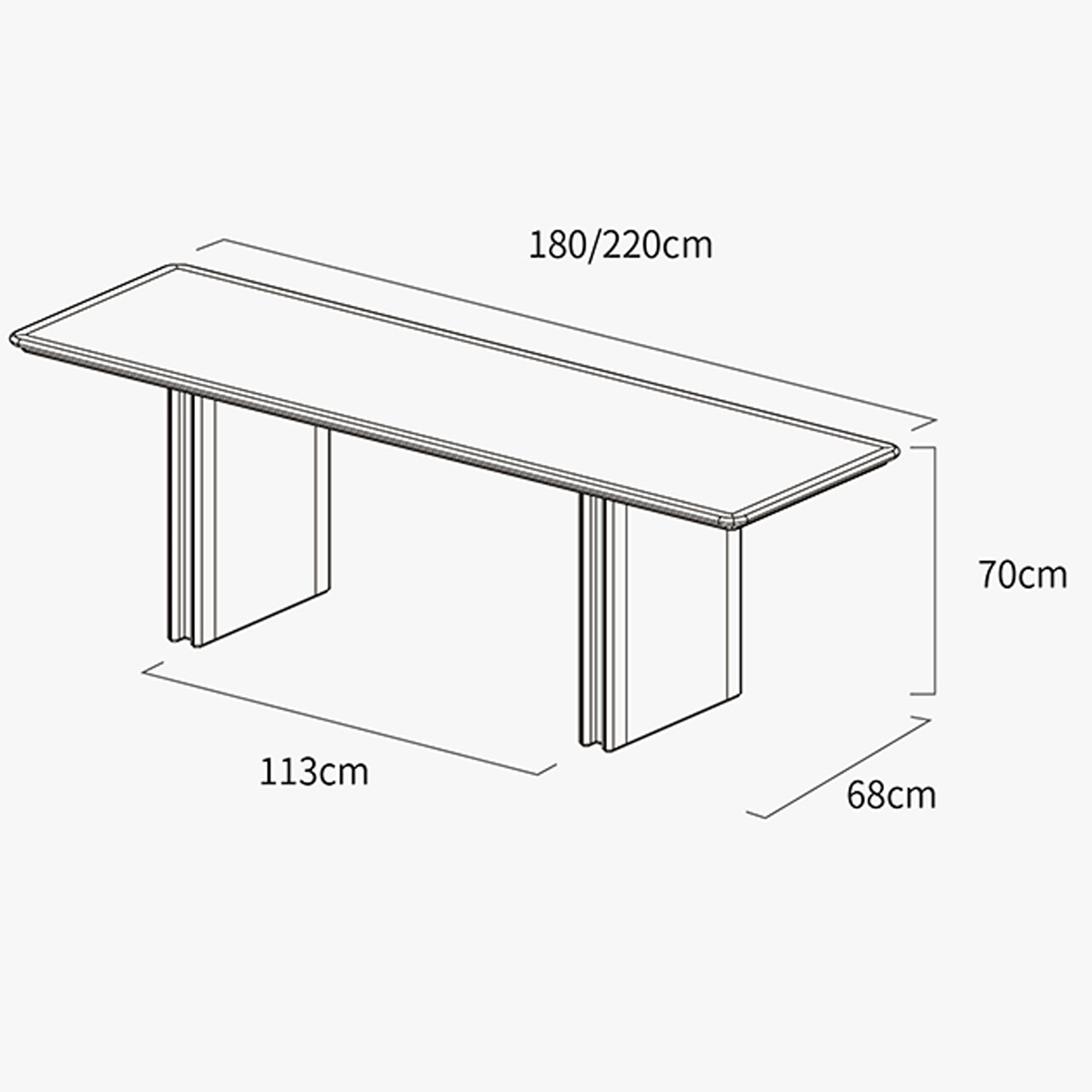 Valley - Long Working Table