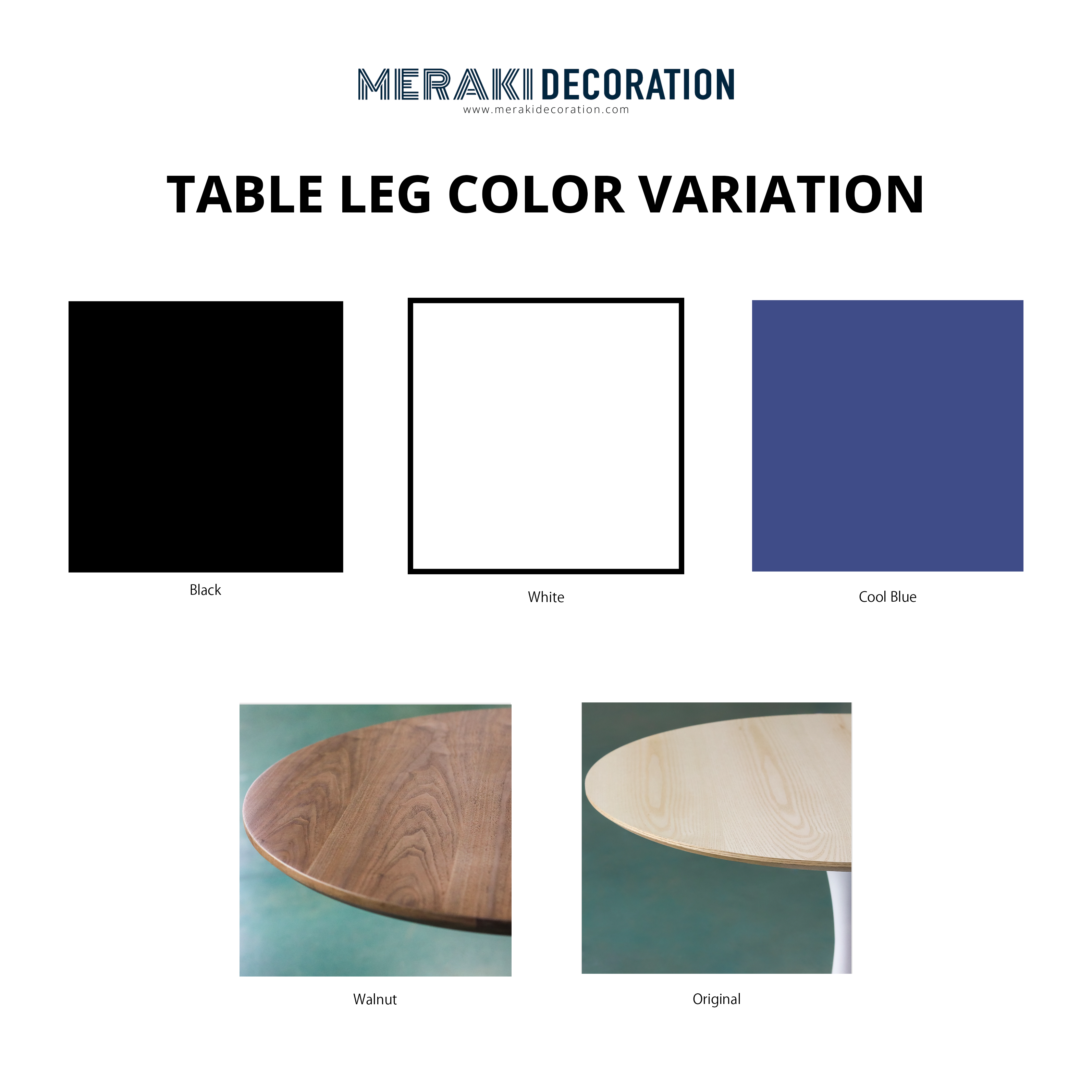 6.0 Dining Table (Dia600-1200mm)