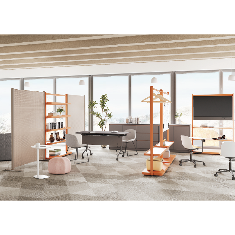 RAVO - High Shelving Rack with Castors