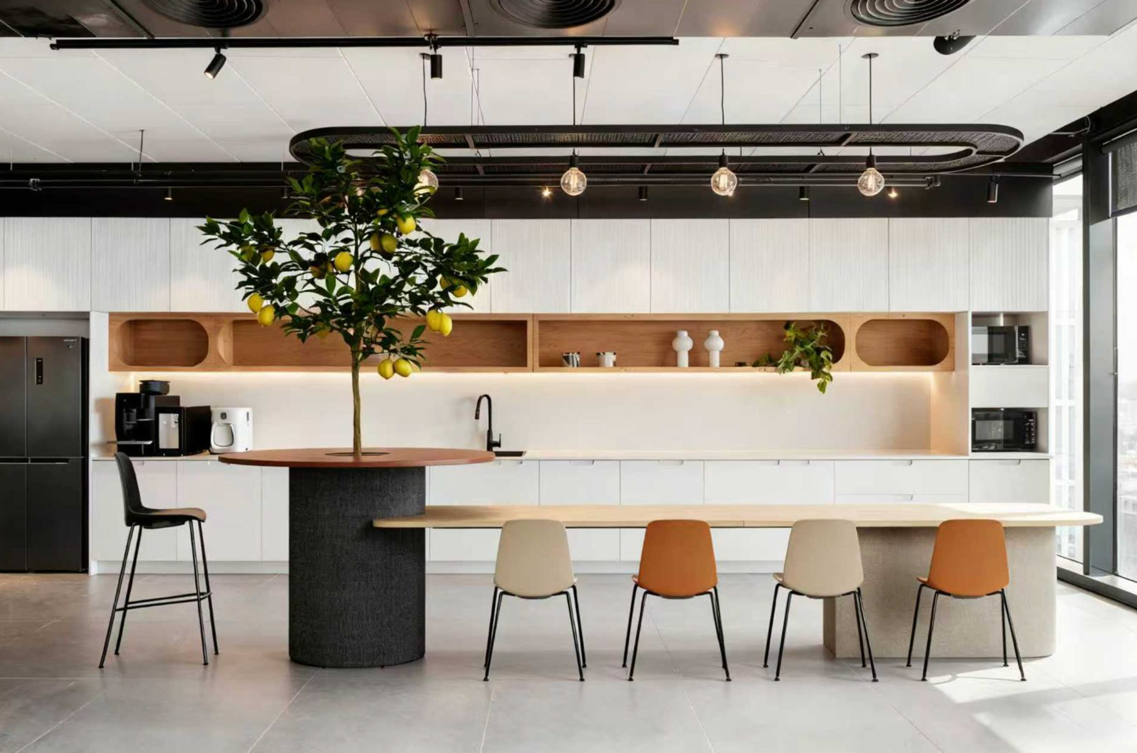 Agaric - Dining Table with Planter Box