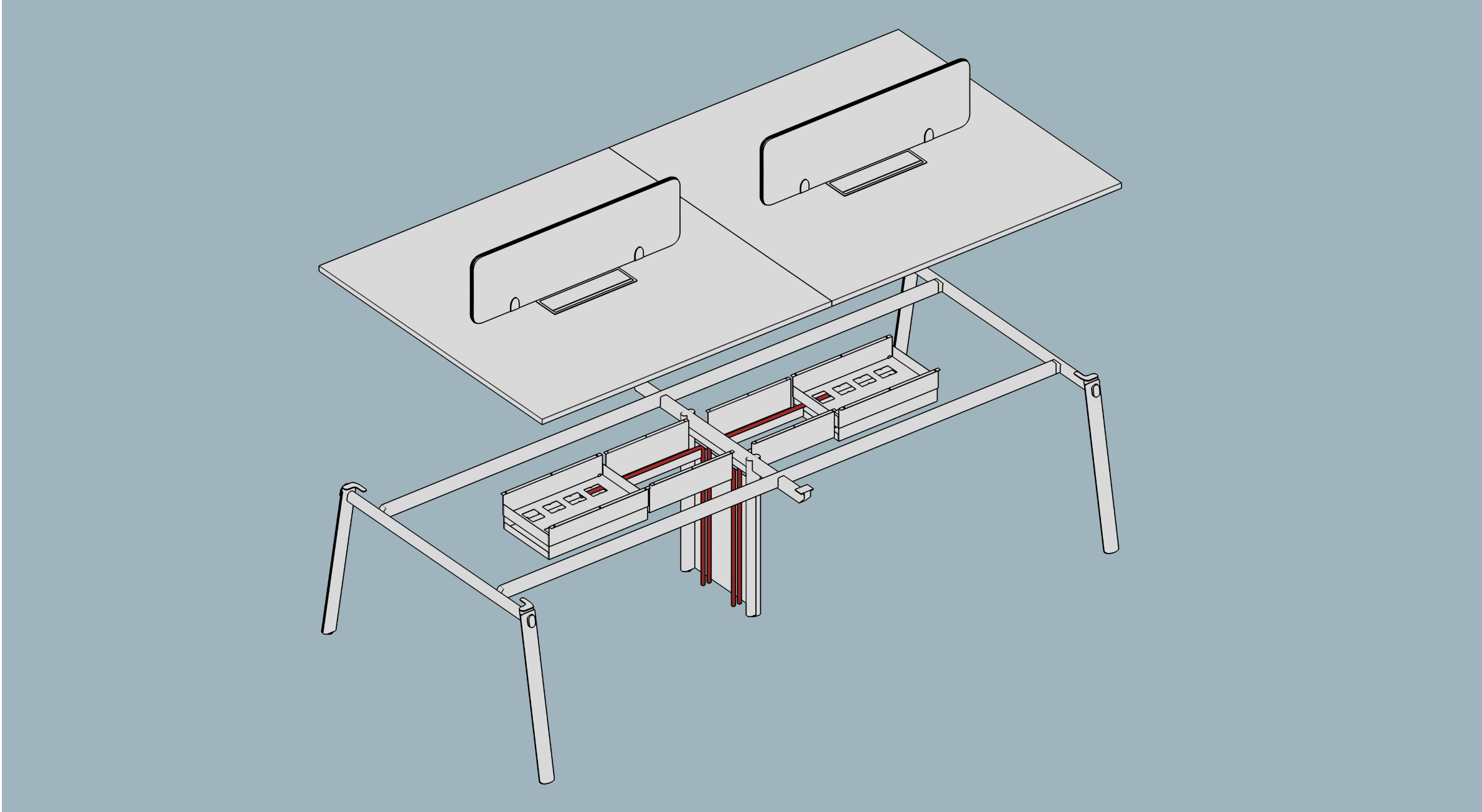 Arc - Working Desk Set