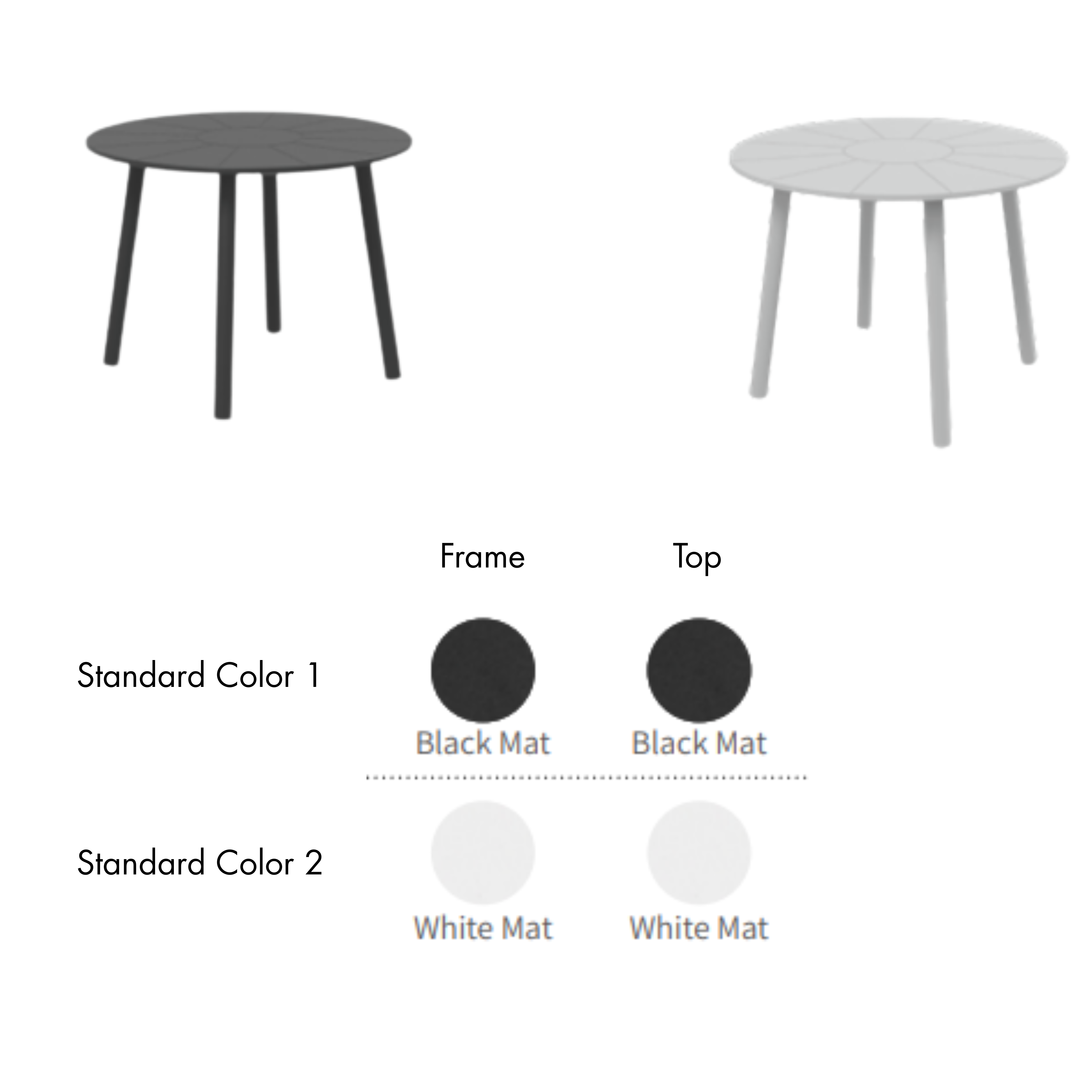 Pipe - Outdoor Round Dining Table