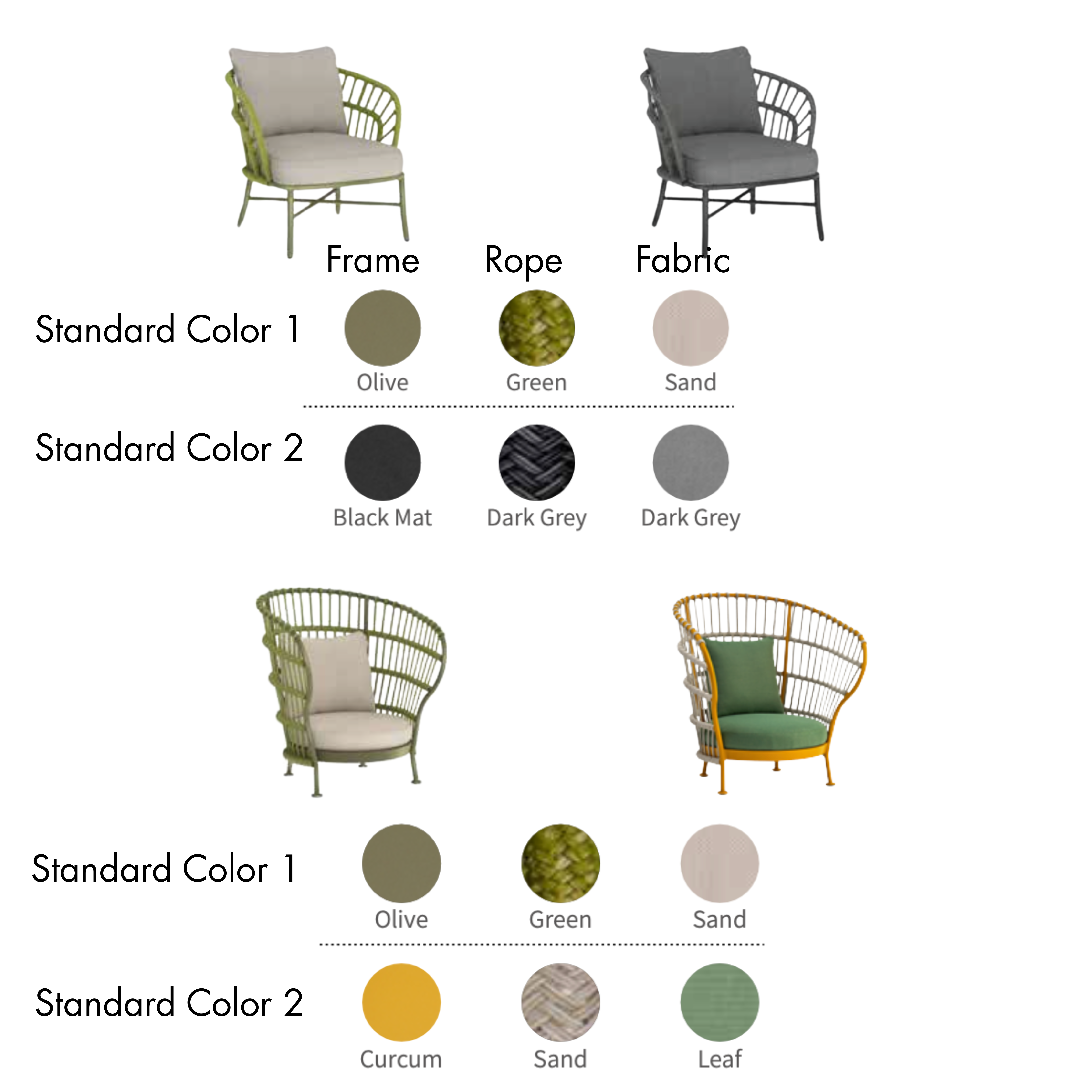 Nest - Outdoor Lounge Low/Highback Chair
