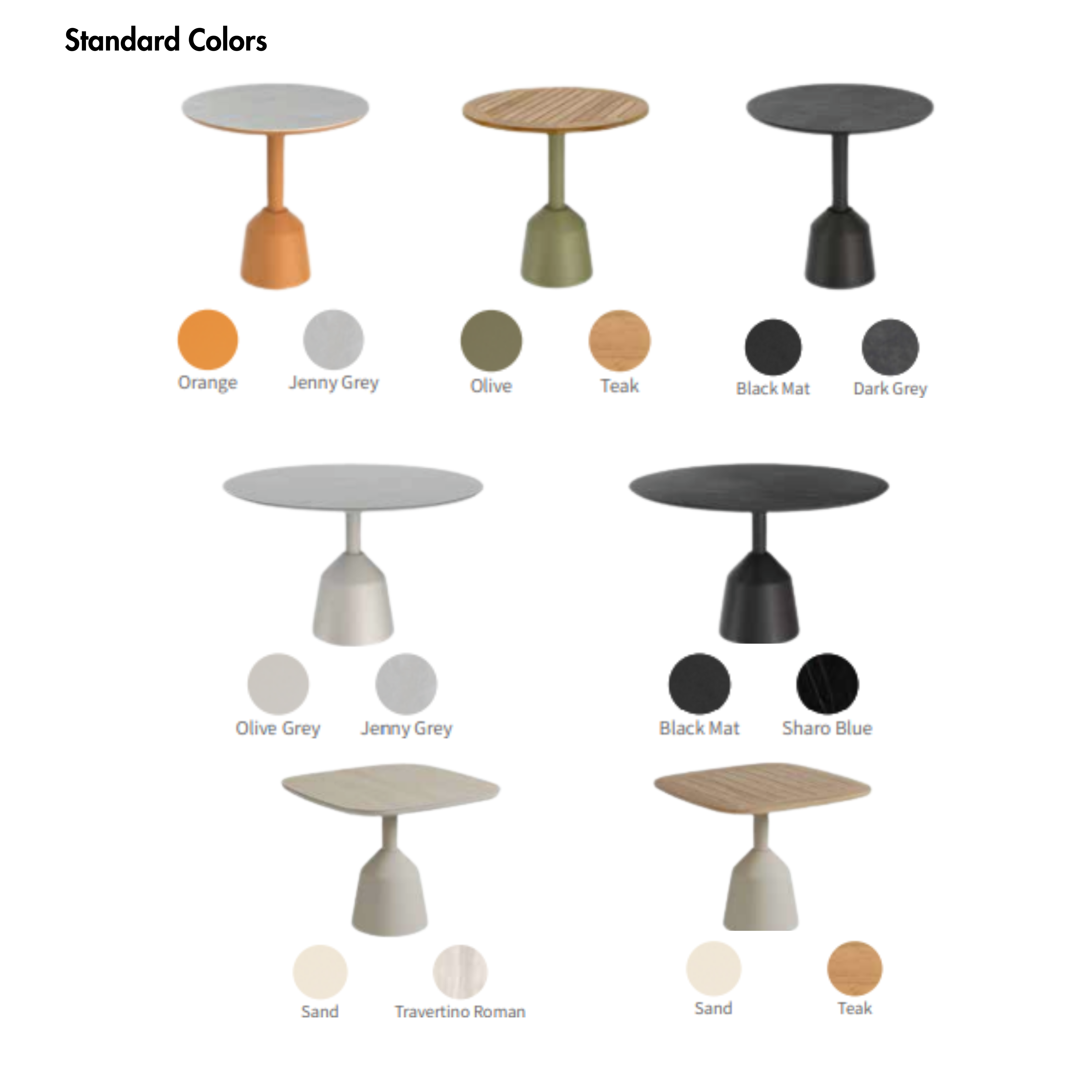 Balance - Outdoor Round/Square Dining Table