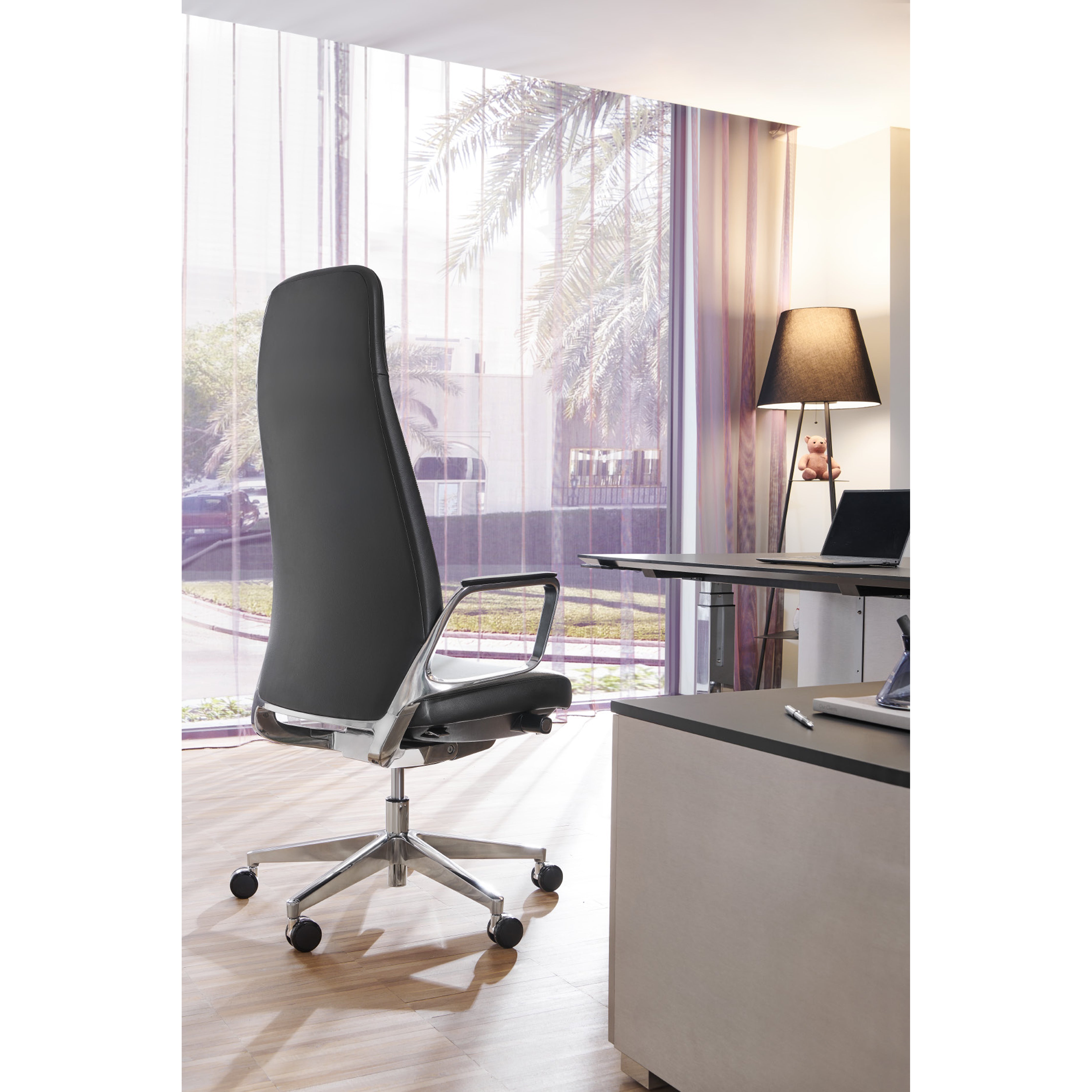 Suede - Office Chair (Genuine Leather)