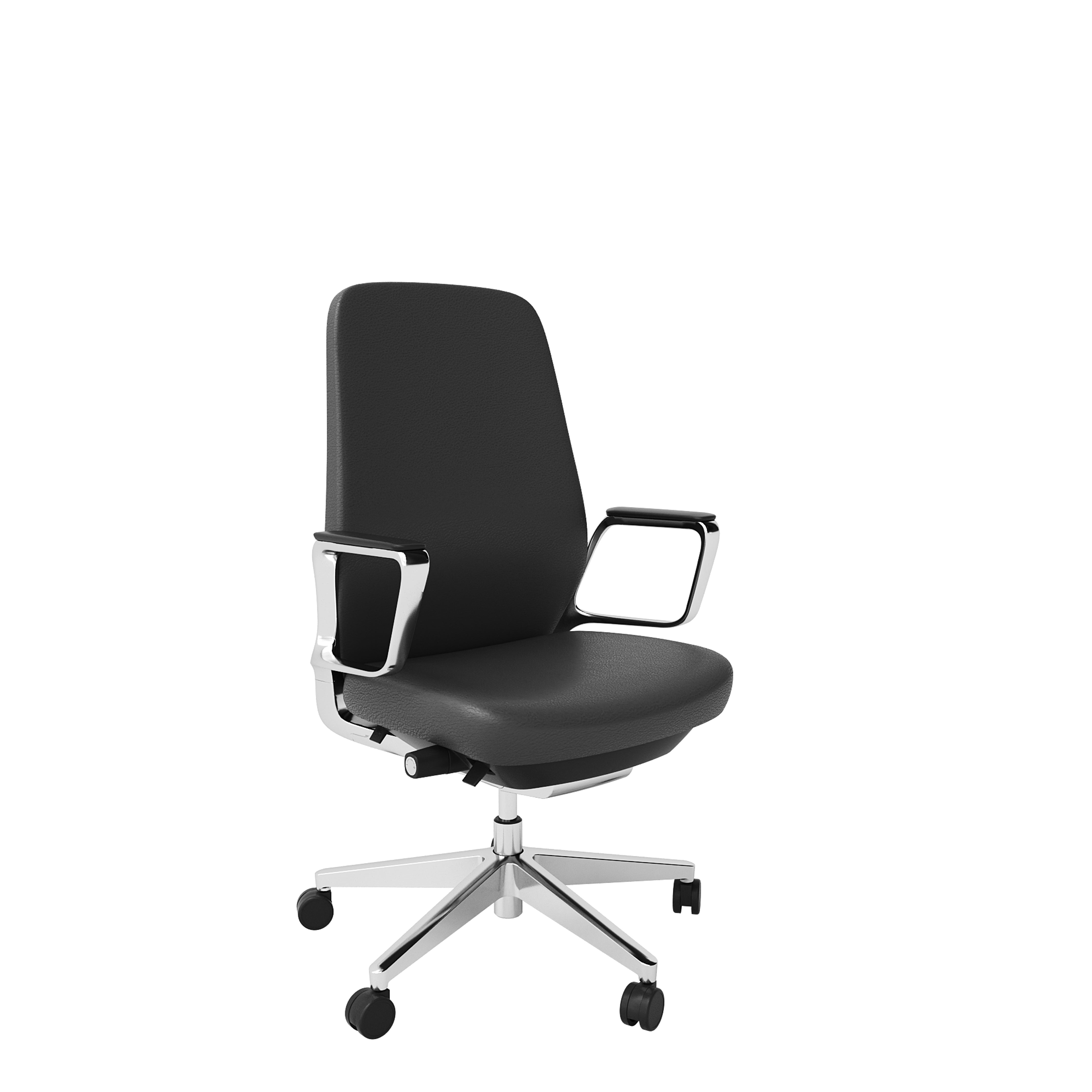 Suede - Office Chair (Genuine Leather)