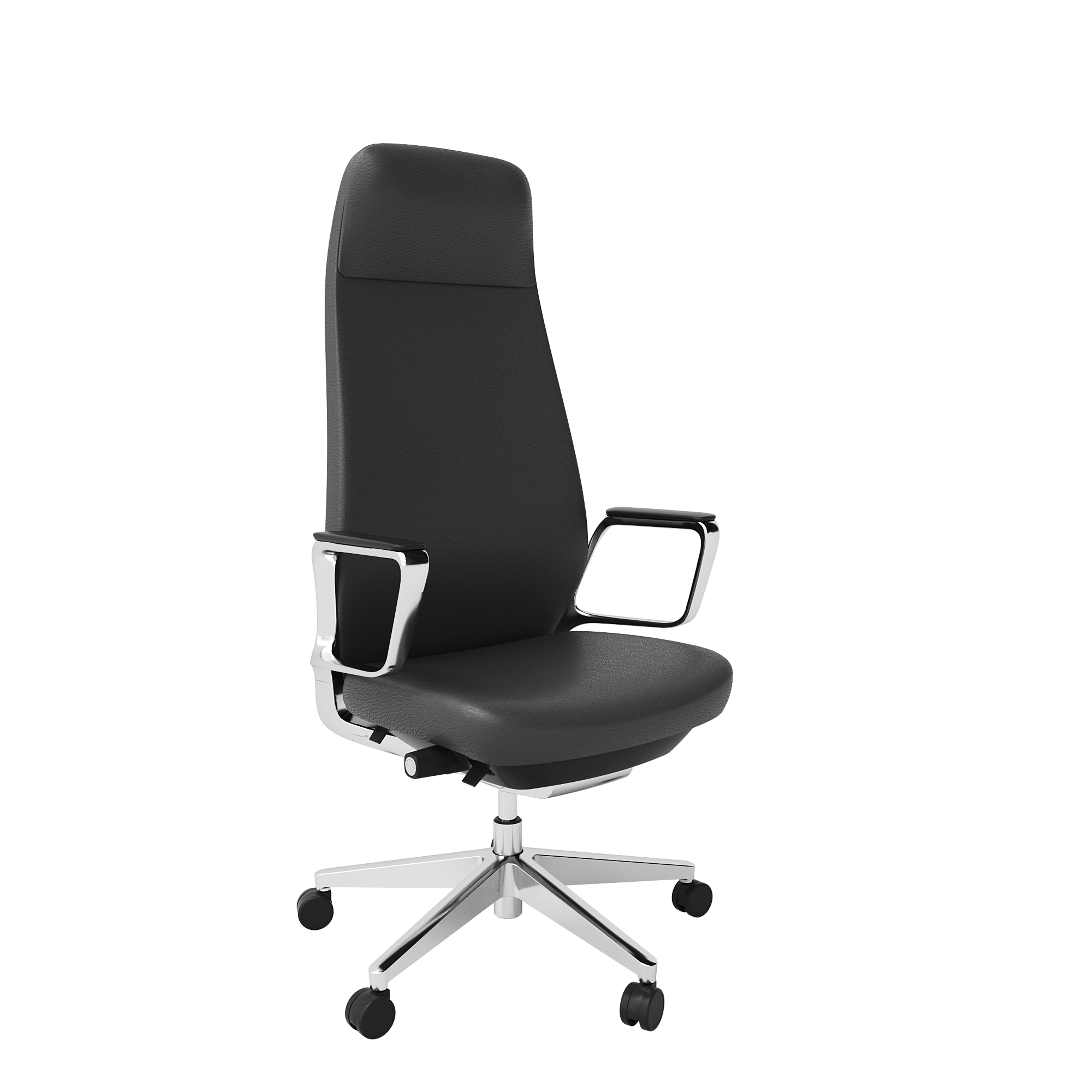 Suede - Office Chair (Genuine Leather)