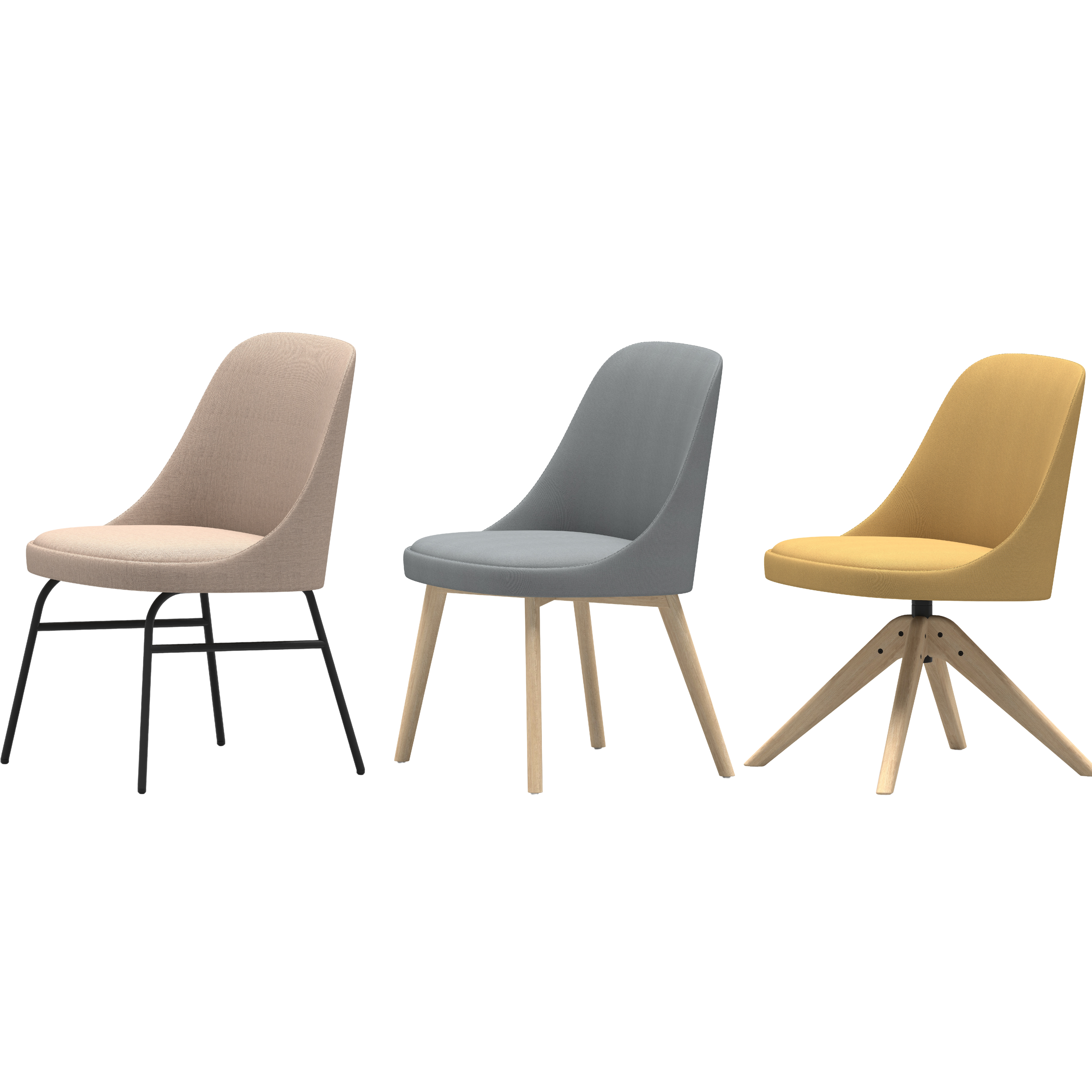 Dolphin - Dining Chair w/o Armrest