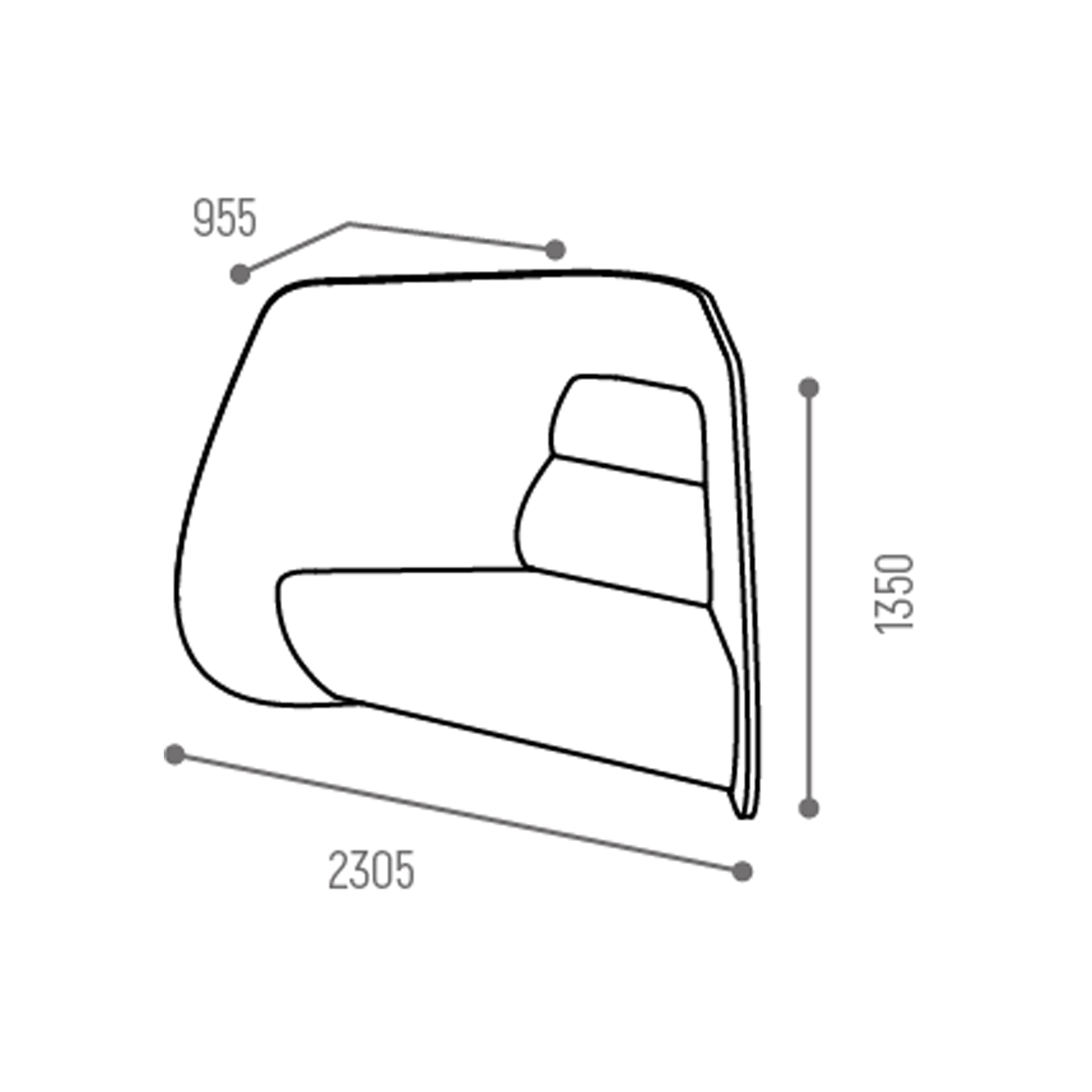 Gene - 1 Seater Wide Highback (Powerpoint option)