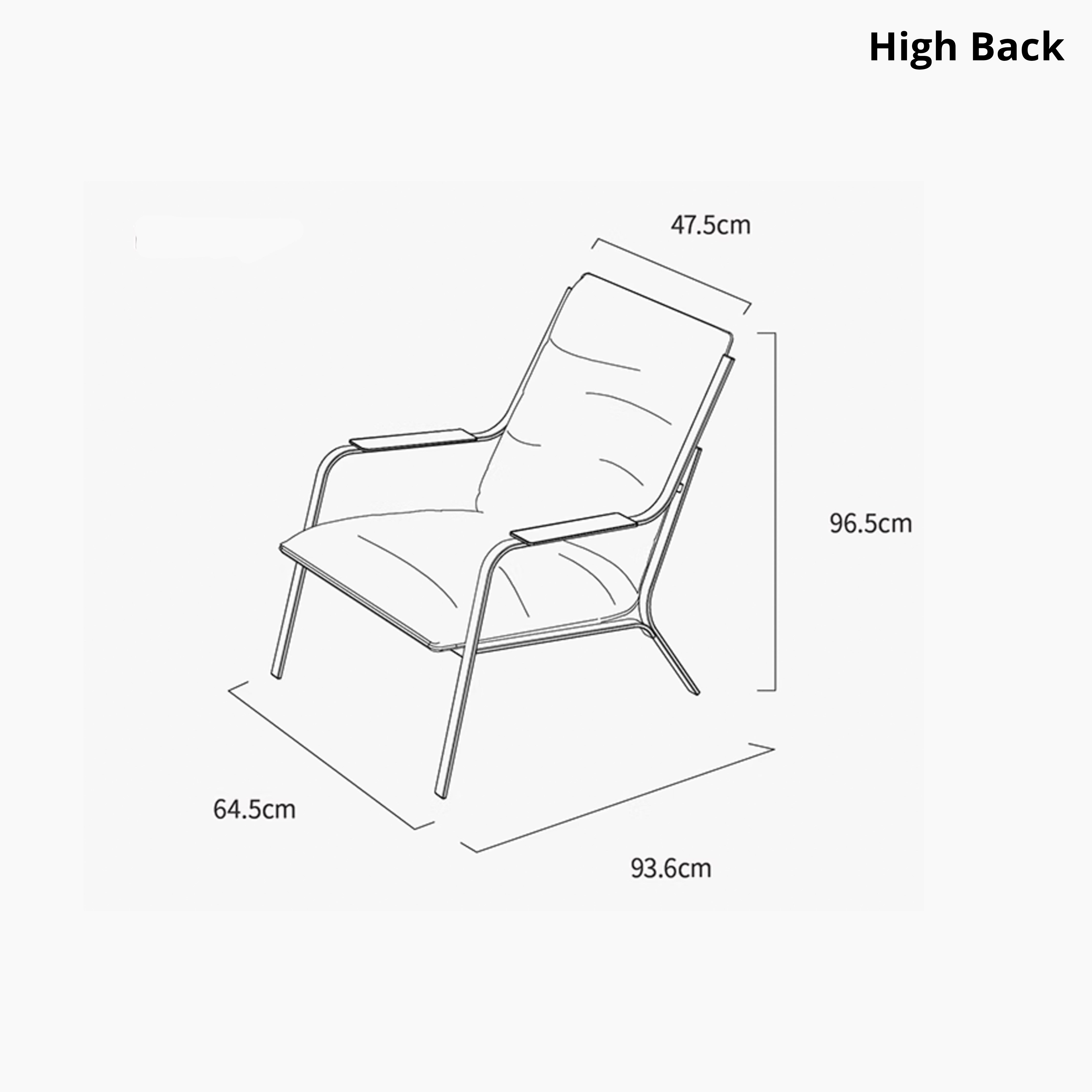 Lean - Lounge Chair (Genuine Leather)