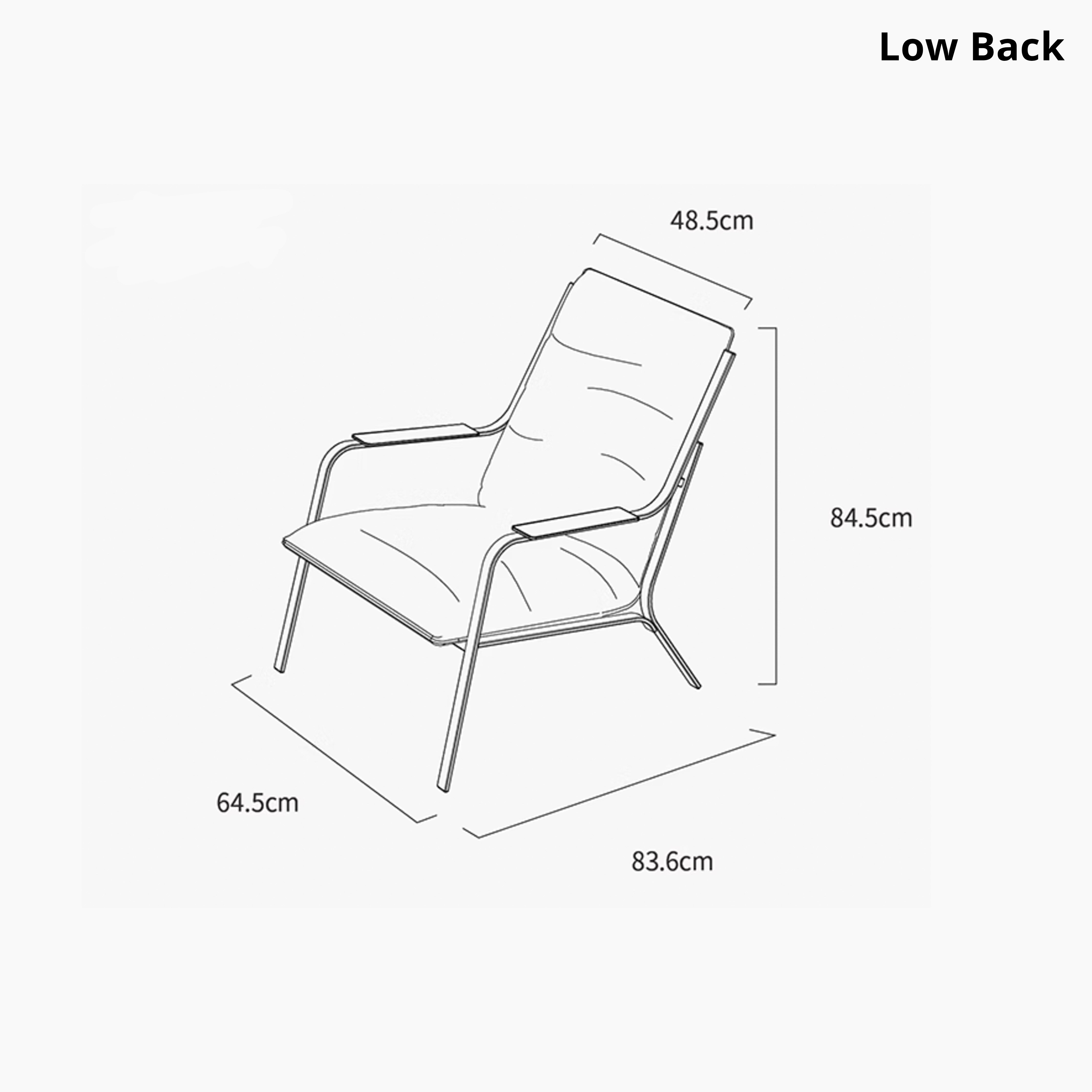 Lean - Lounge Chair (Genuine Leather)