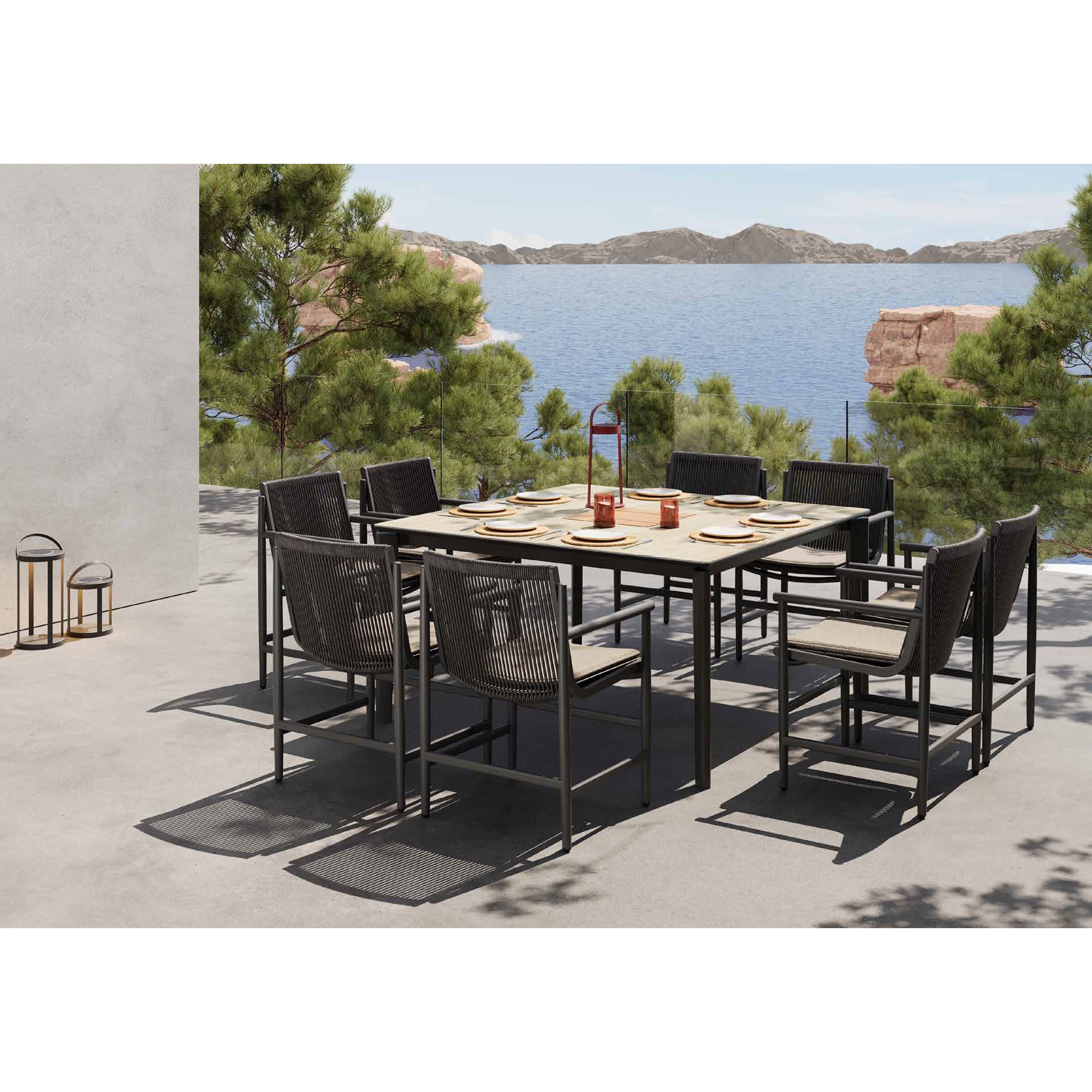 Bagel - Outdoor  Long/Extendable Dining Table