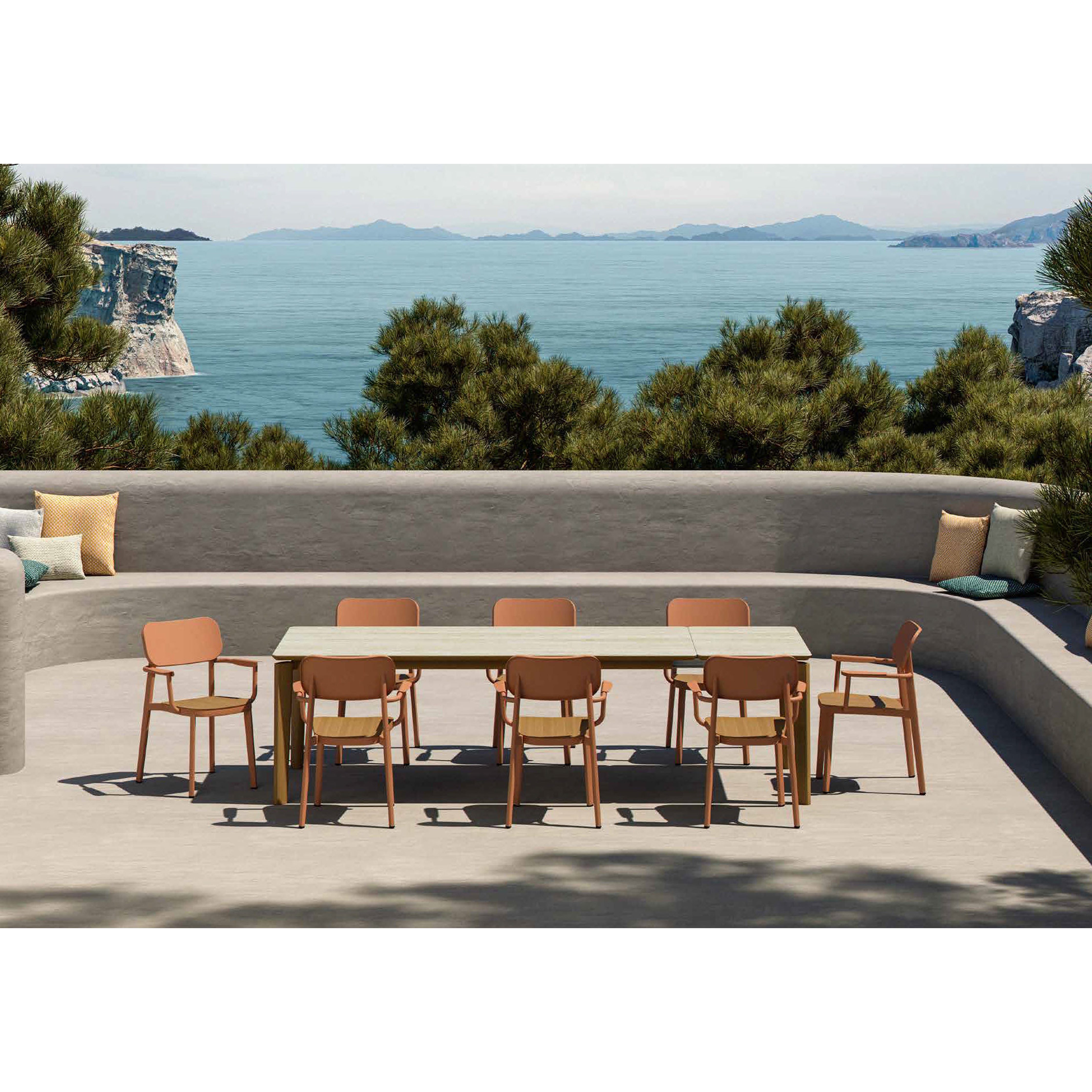 Bagel - Outdoor  Long/Extendable Dining Table