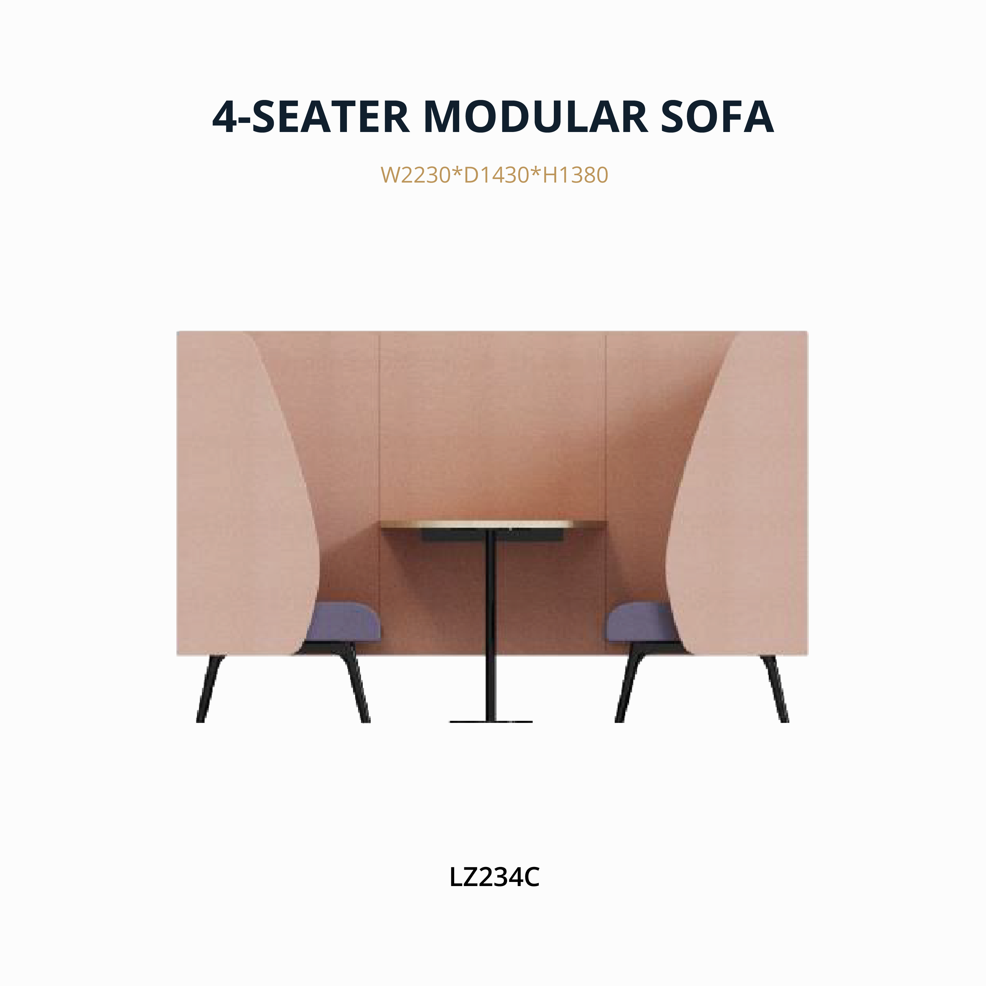 Bay - Meeting Booth with Table