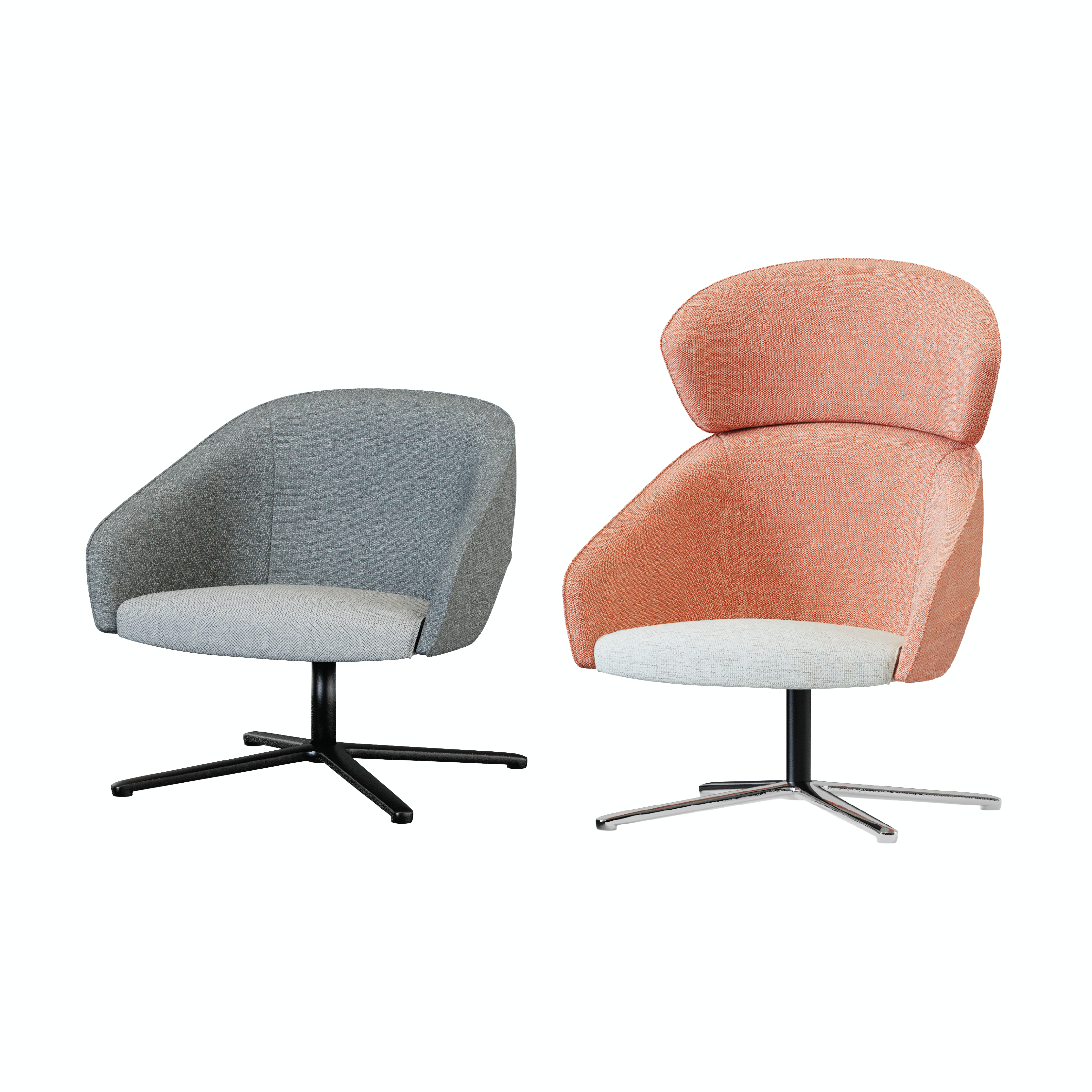 Leaf - Lounge Chair II (Swivel Leg)