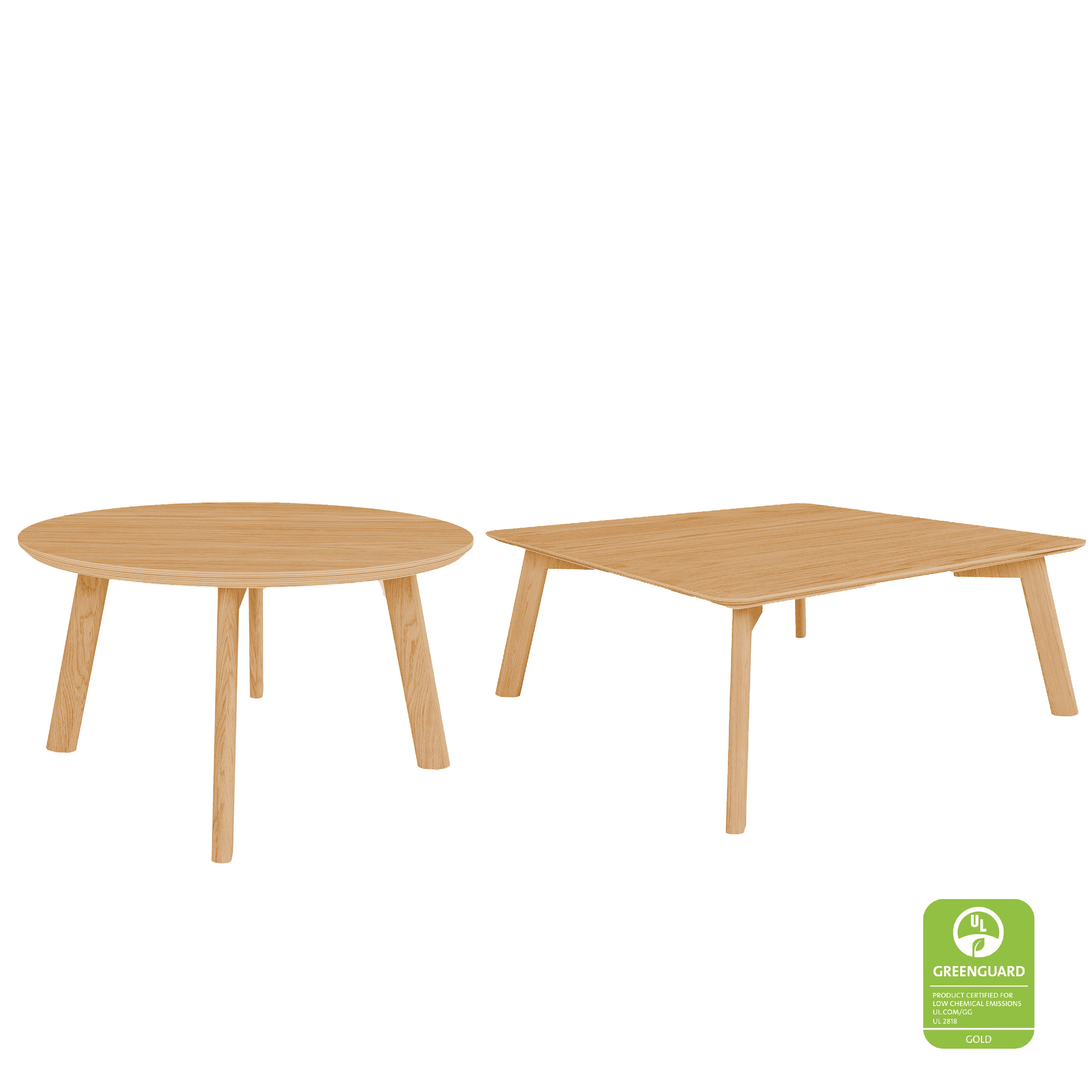 GLENI - Round/Square/Rectangular Coffee Table (600-1000mm)