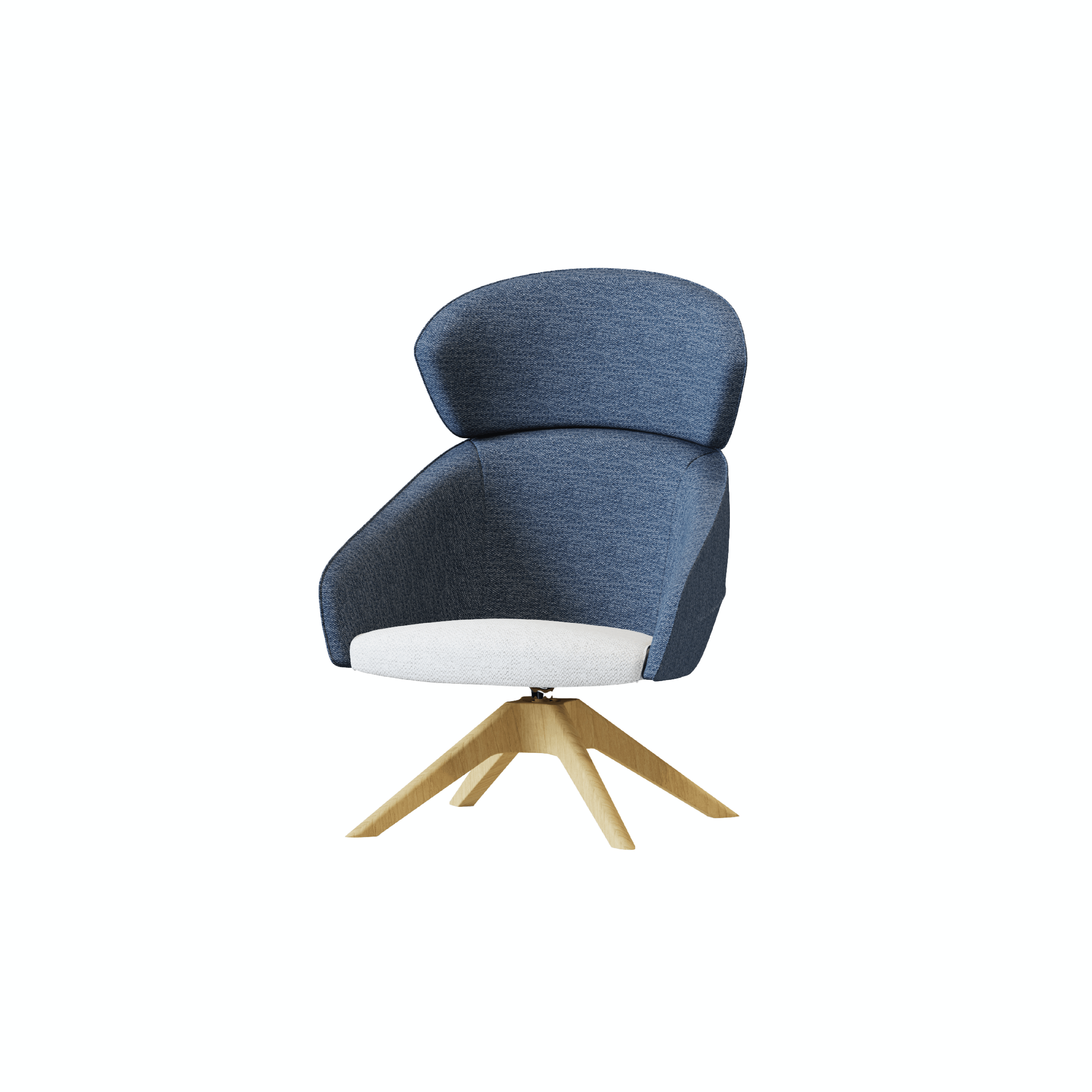 Leaf - Lounge Chair III (Robust Pyramid Leg)