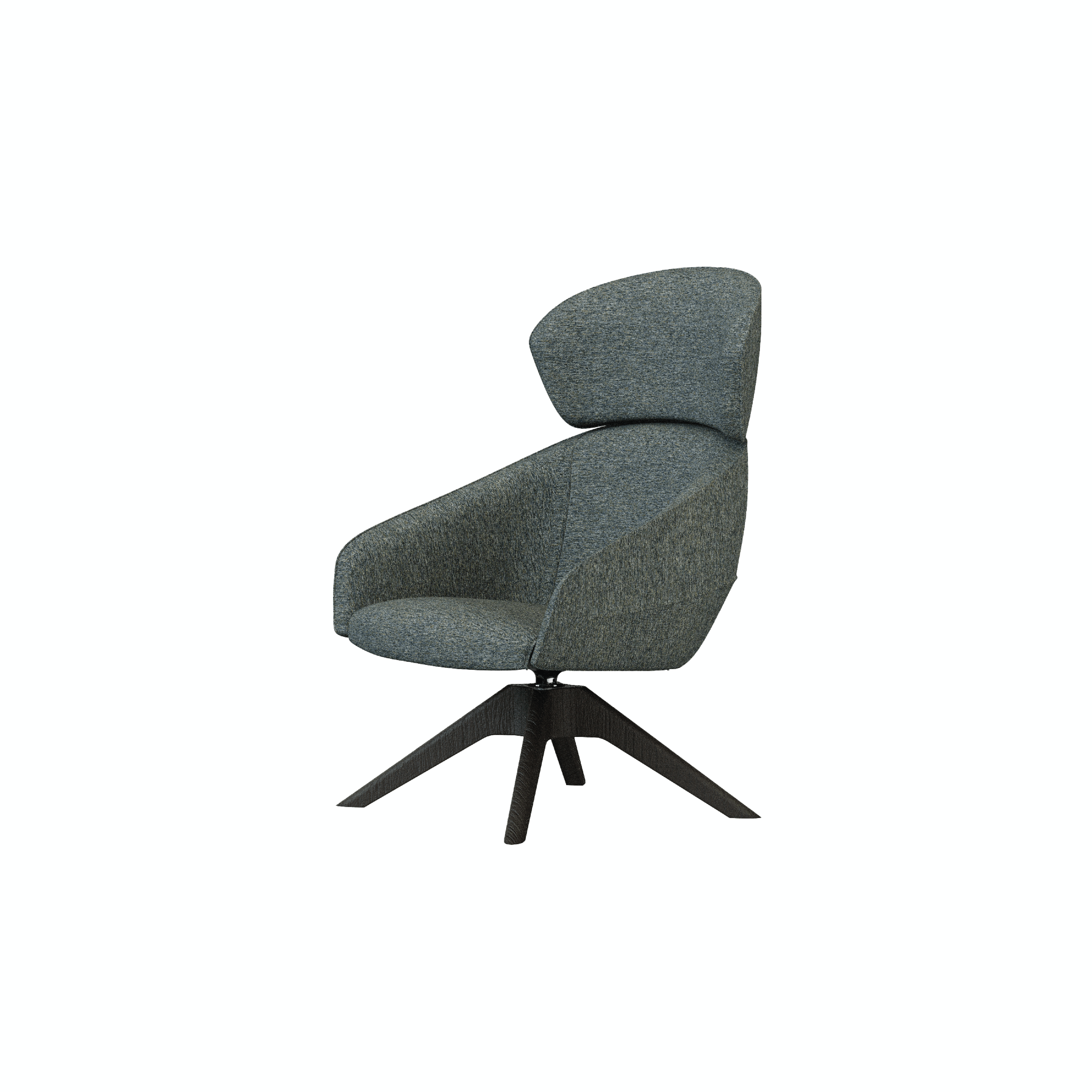 Leaf - Lounge Chair III (Robust Pyramid Leg)