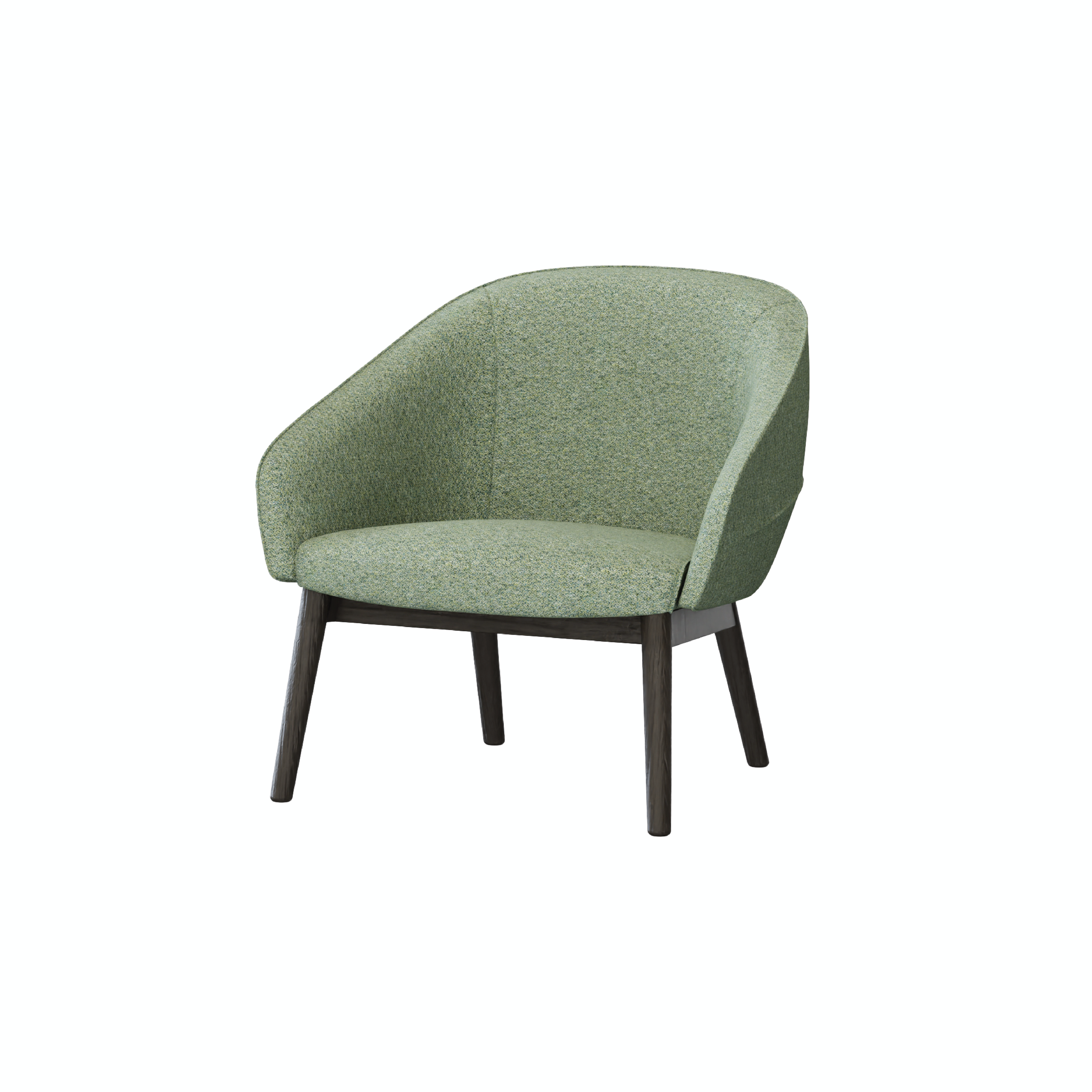 Leaf - Lounge Chair I (Wooden/Metal Leg)