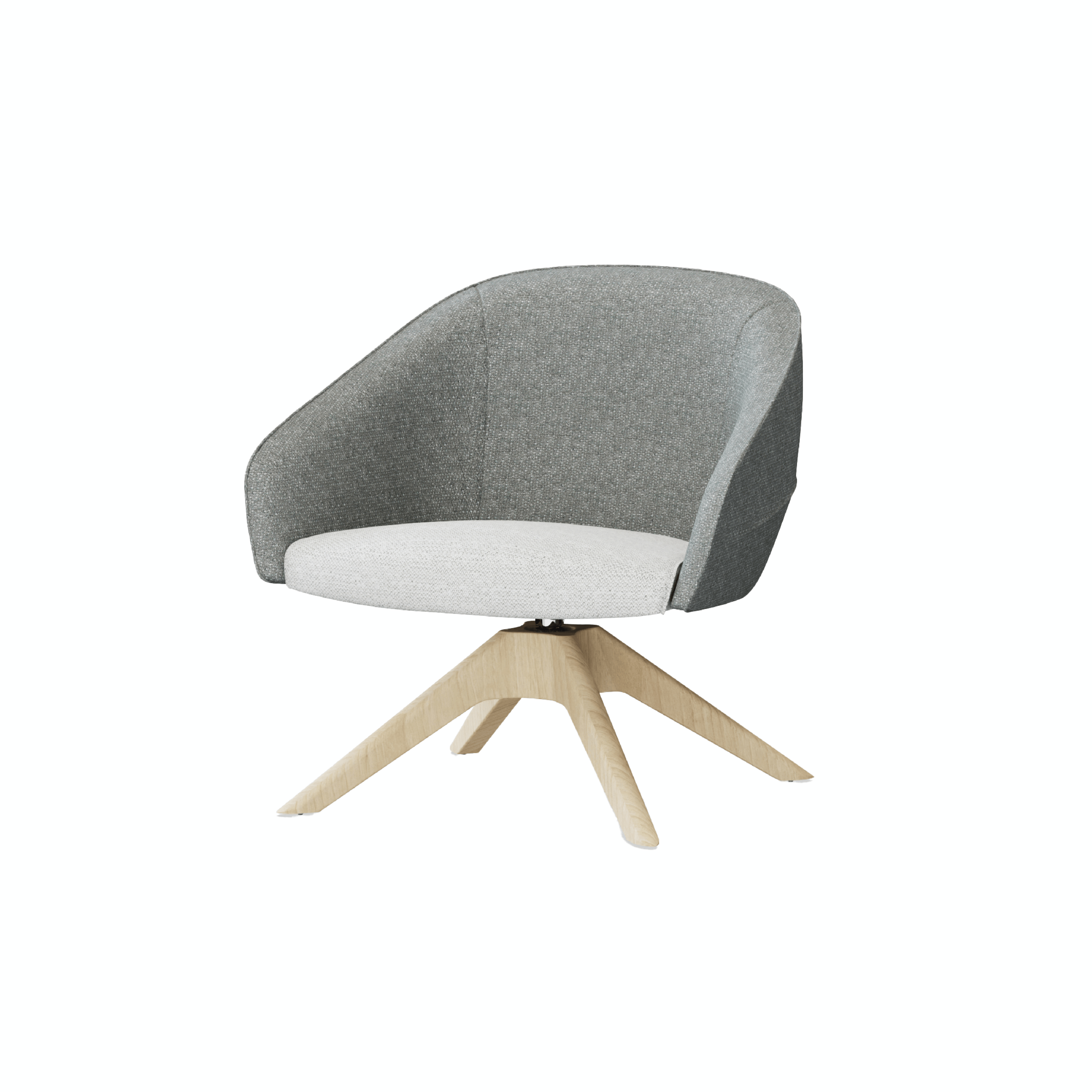 Leaf - Lounge Chair III (Robust Pyramid Leg)