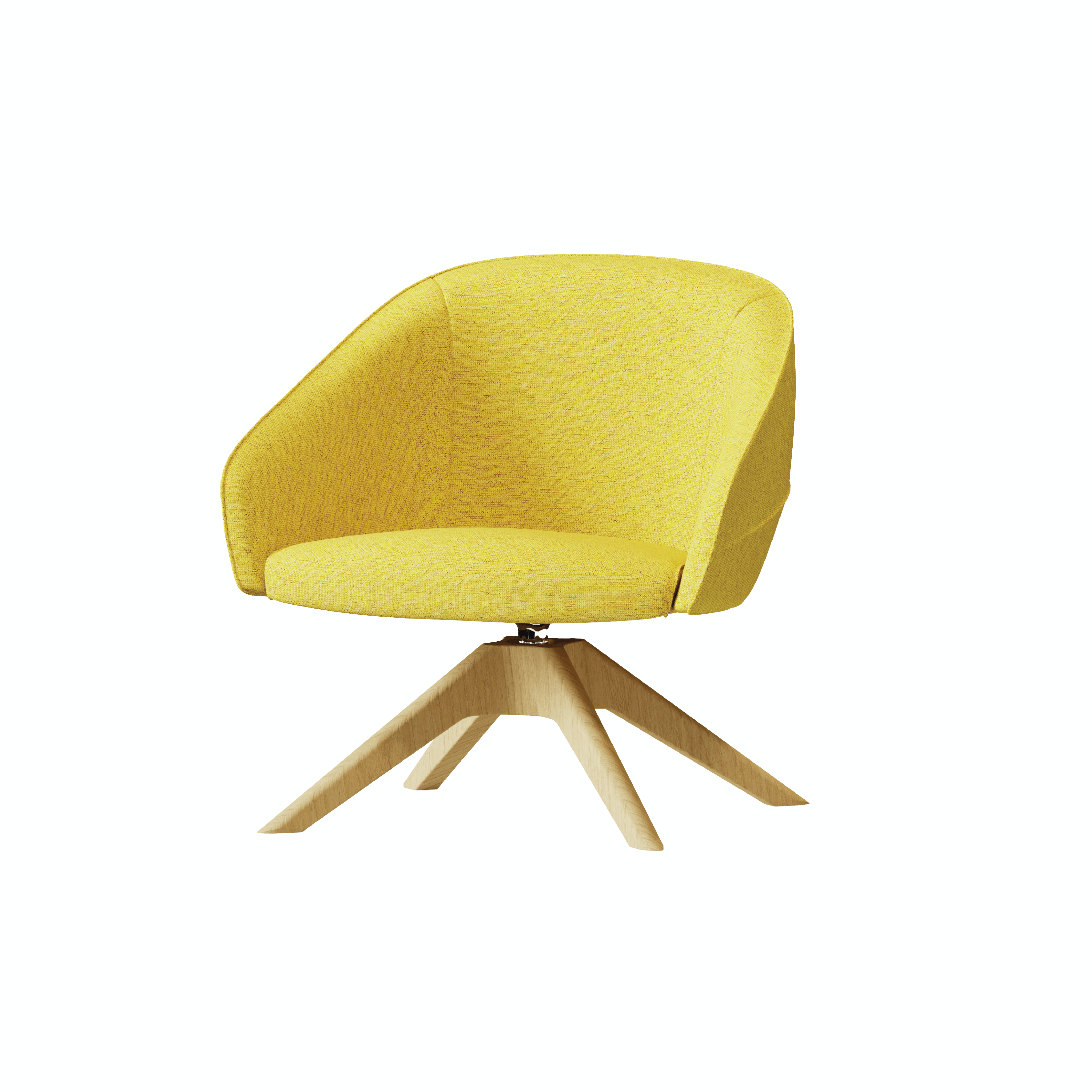 Leaf - Lounge Chair III (Robust Pyramid Leg)