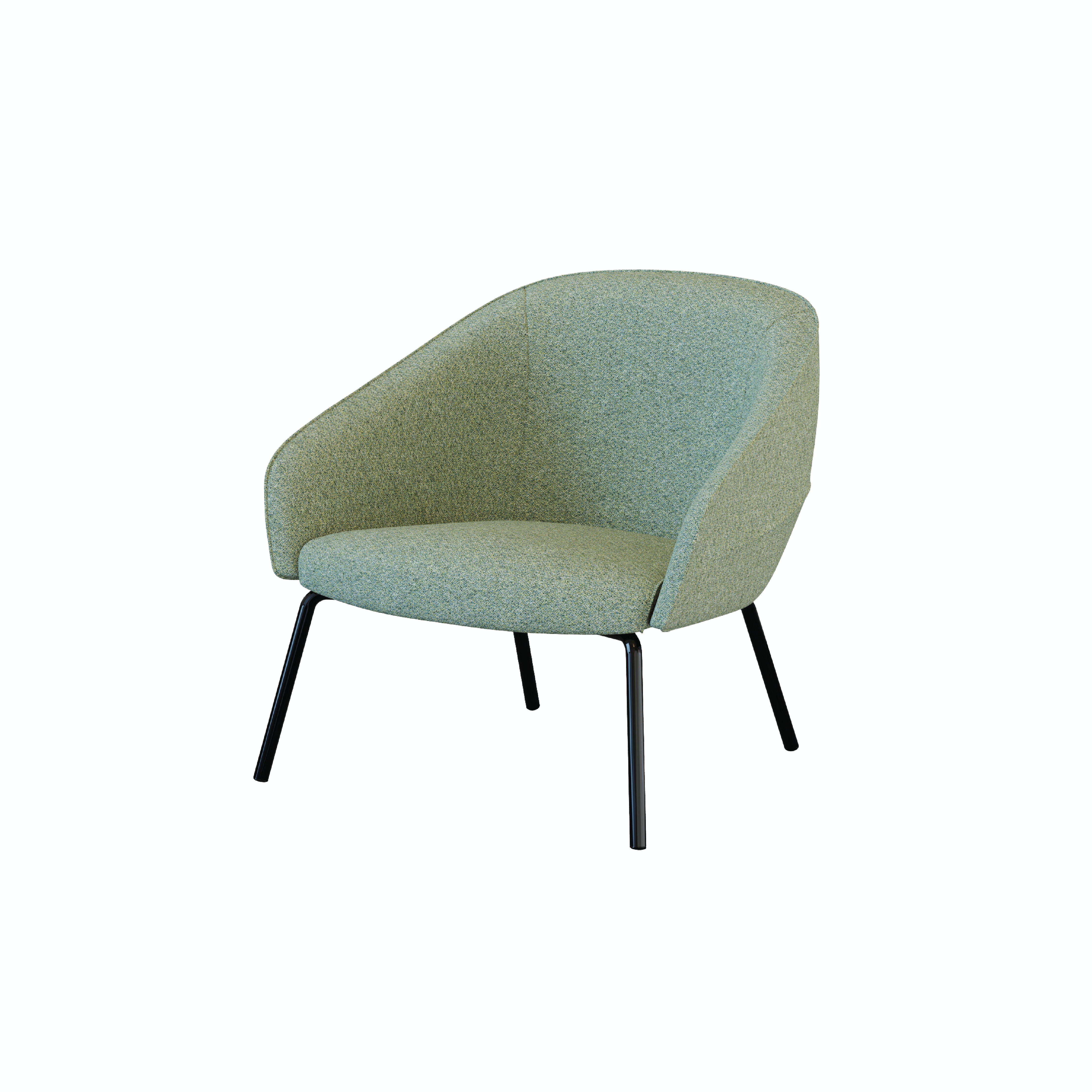 Leaf - Lounge Chair I (Wooden/Metal Leg)