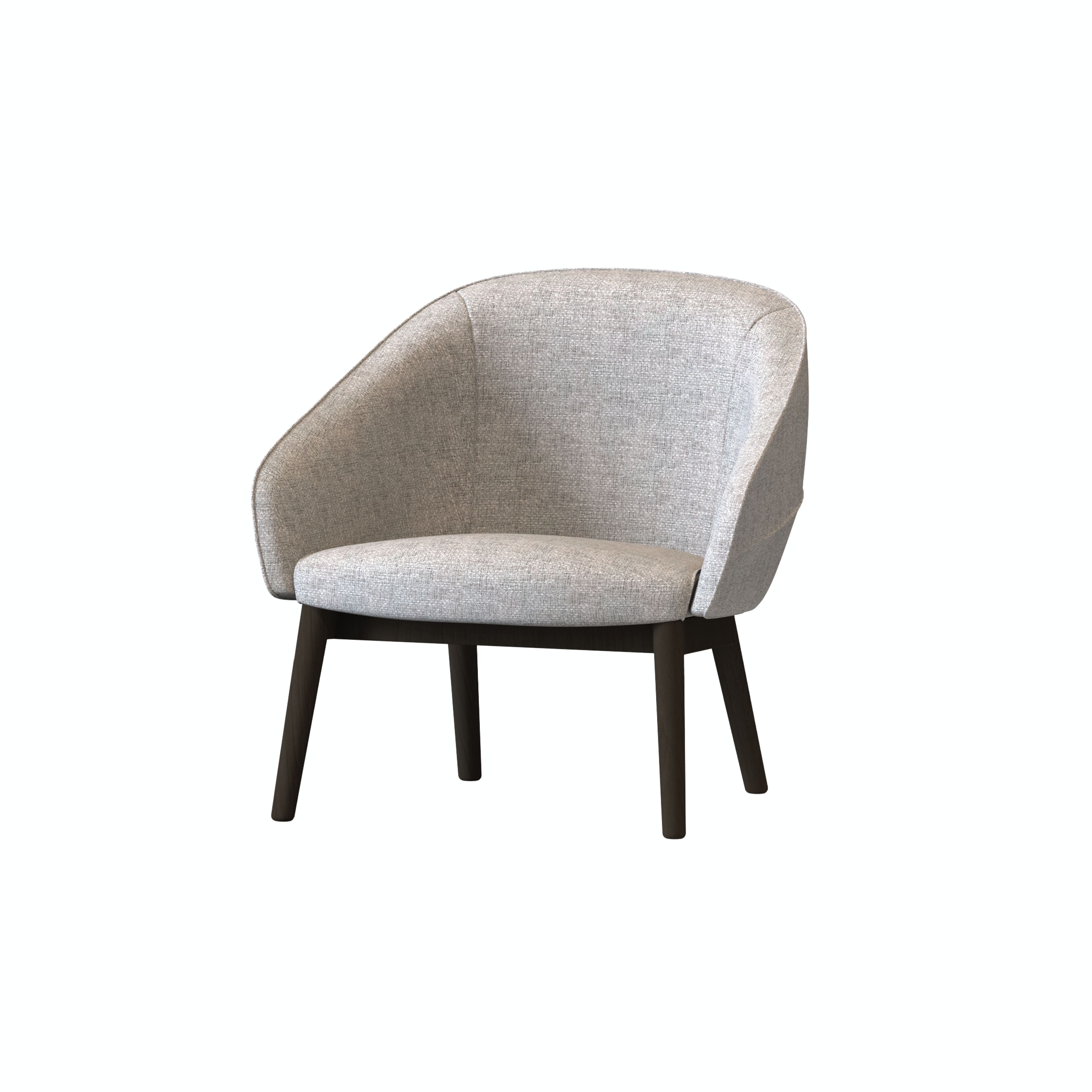 Leaf - Lounge Chair I (Wooden/Metal Leg)