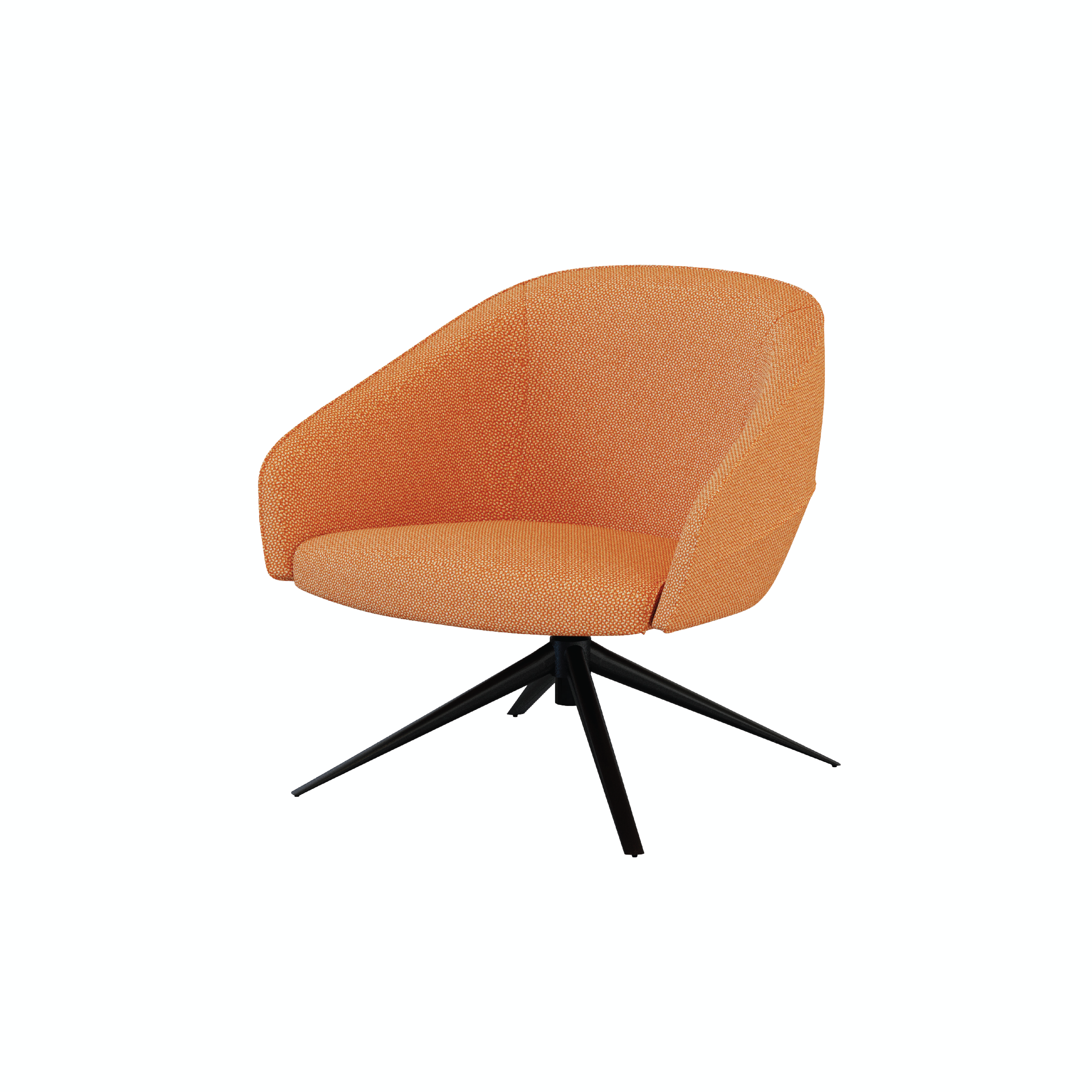 Leaf - Lounge Chair IV (Wooden/Metal Pyramid Leg)