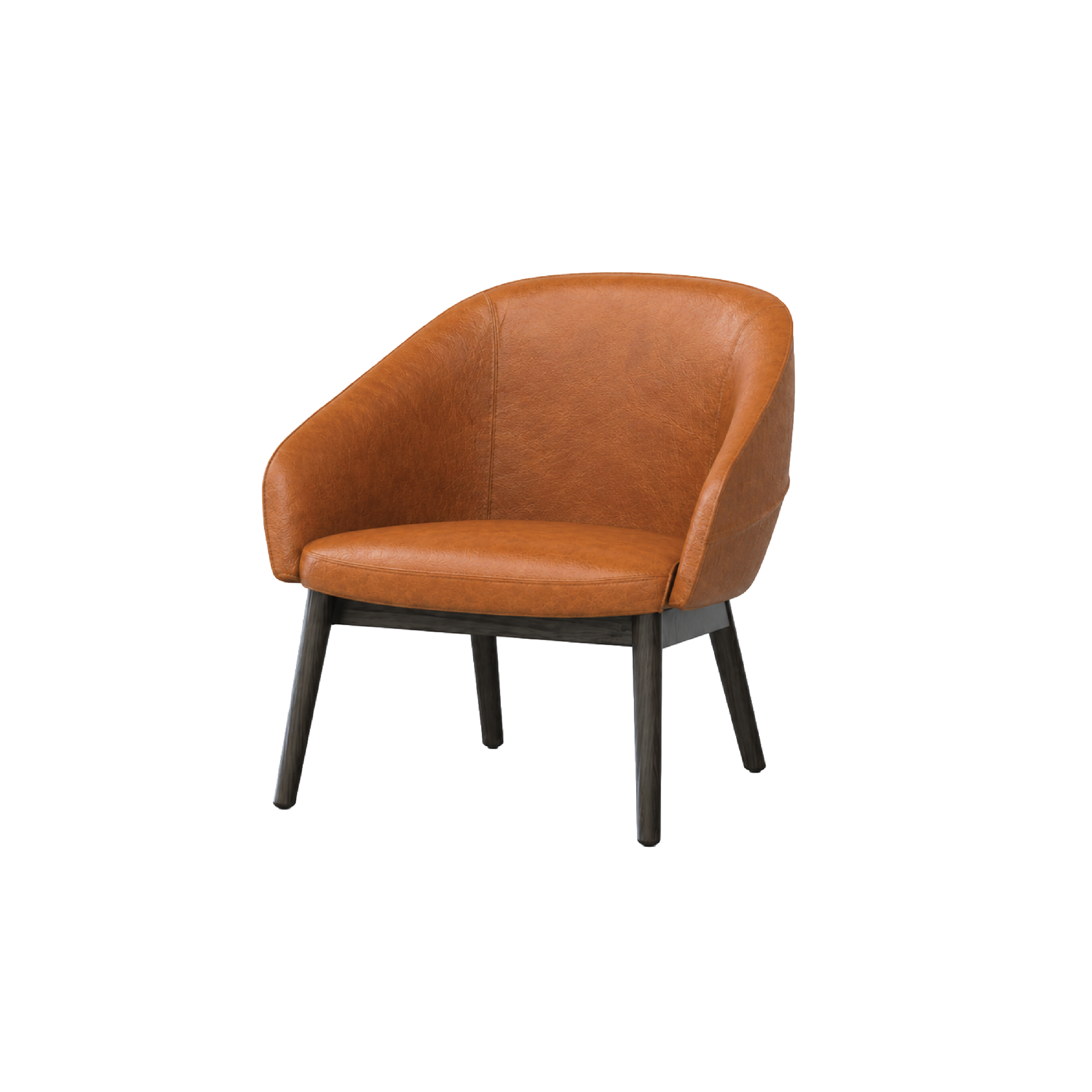 Leaf - Lounge Chair I (Wooden/Metal Leg)