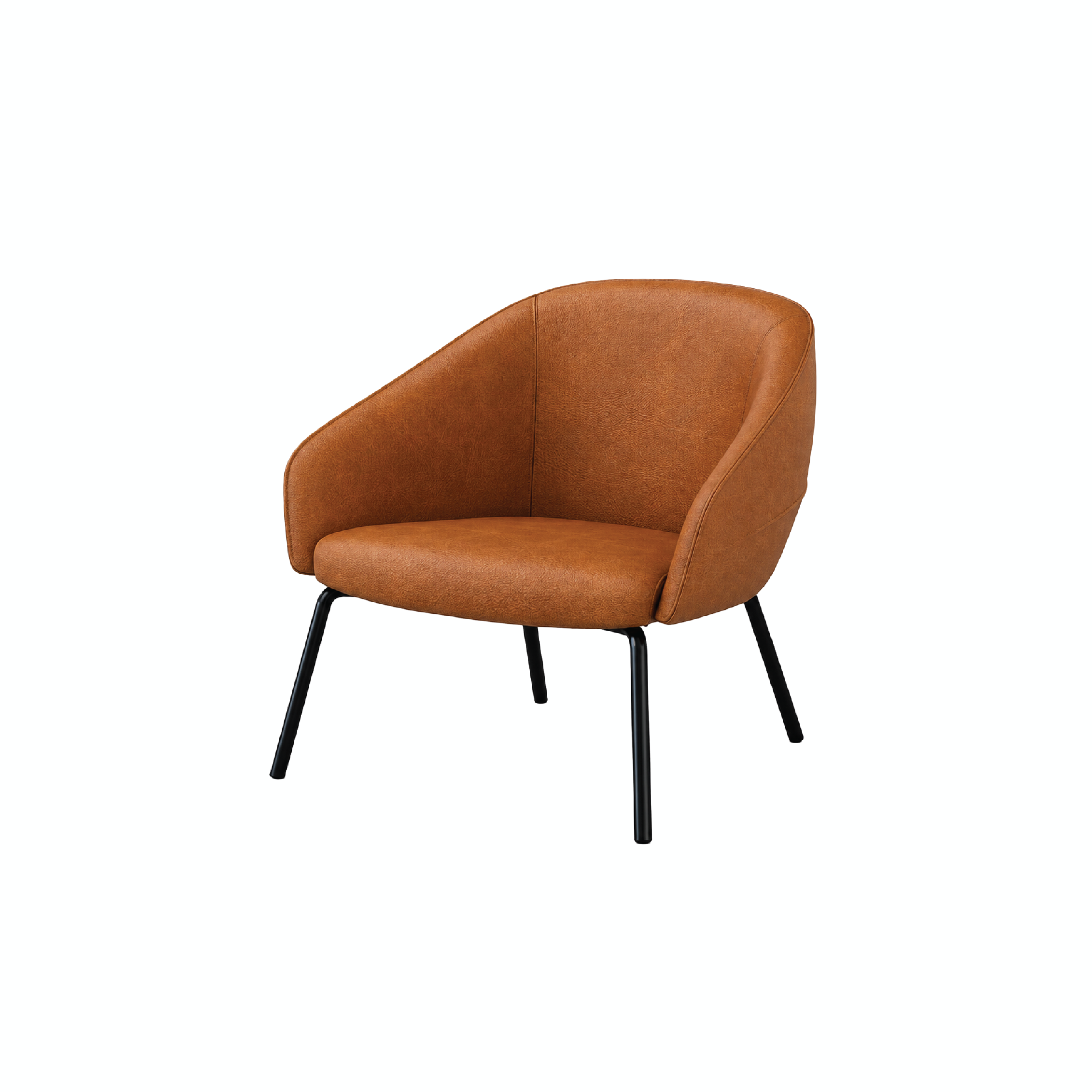 Leaf - Lounge Chair I (Wooden/Metal Leg)