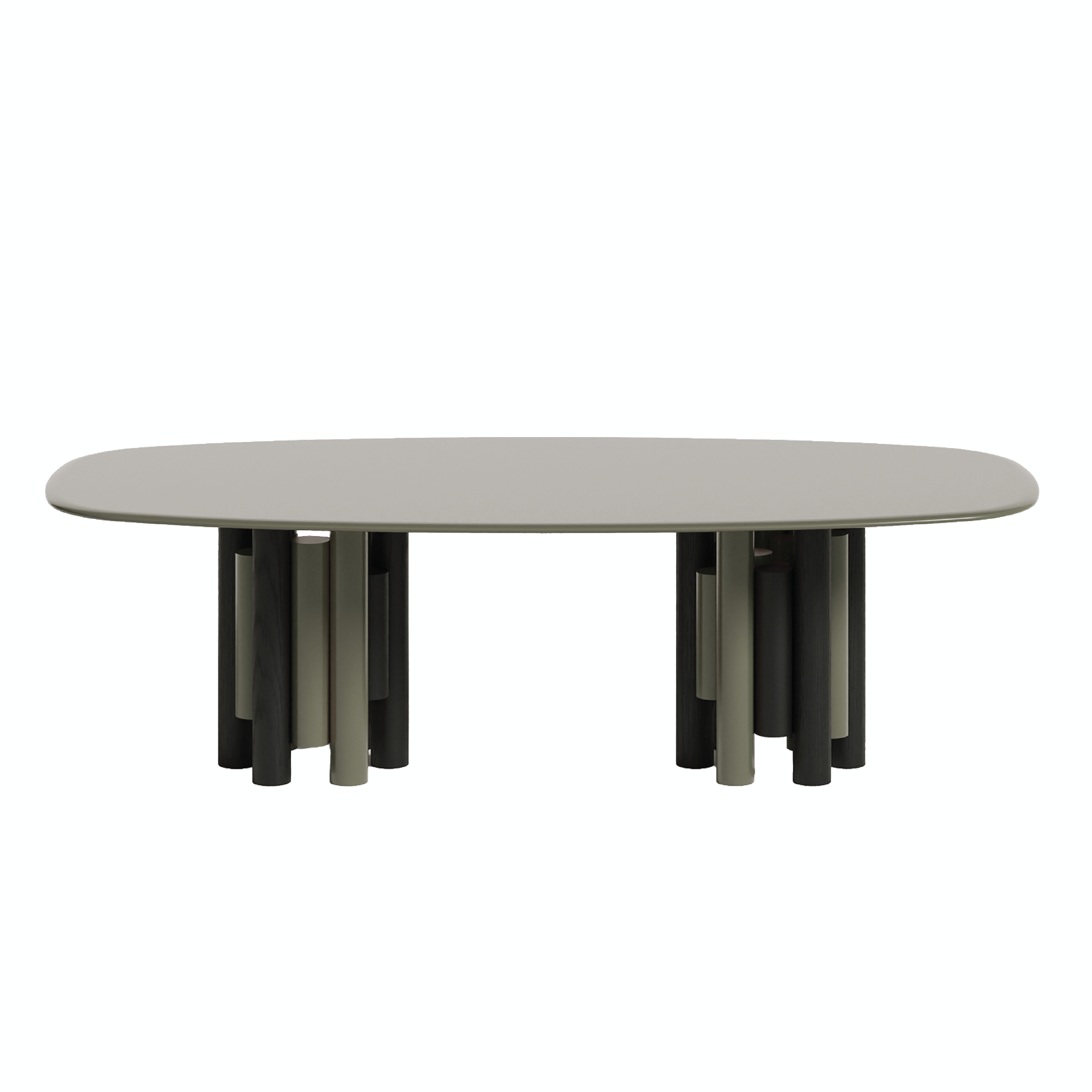 Pillar Bliss - Oval Dining Table