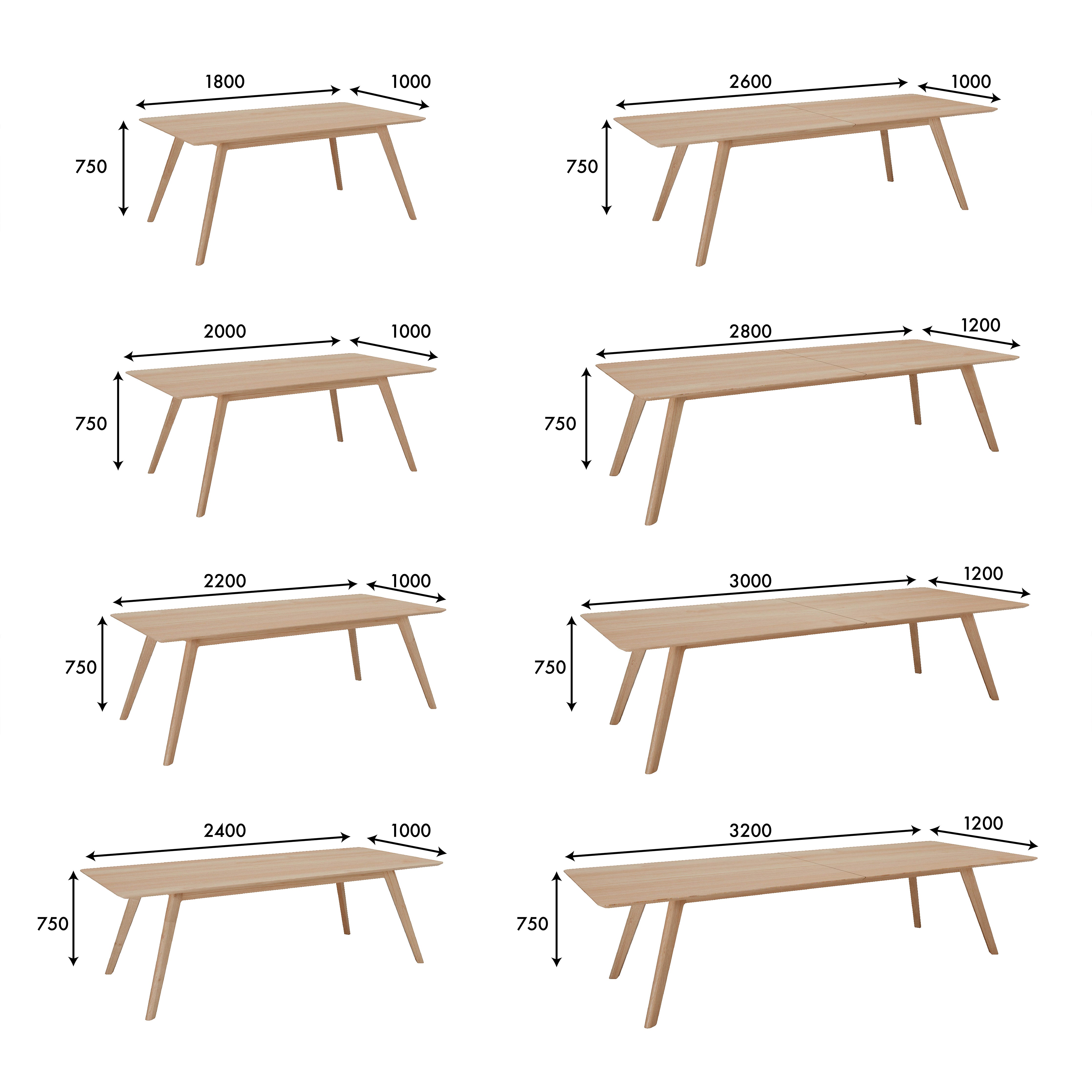 Shire - Dining/Meeting Table(Up to L3600mm)