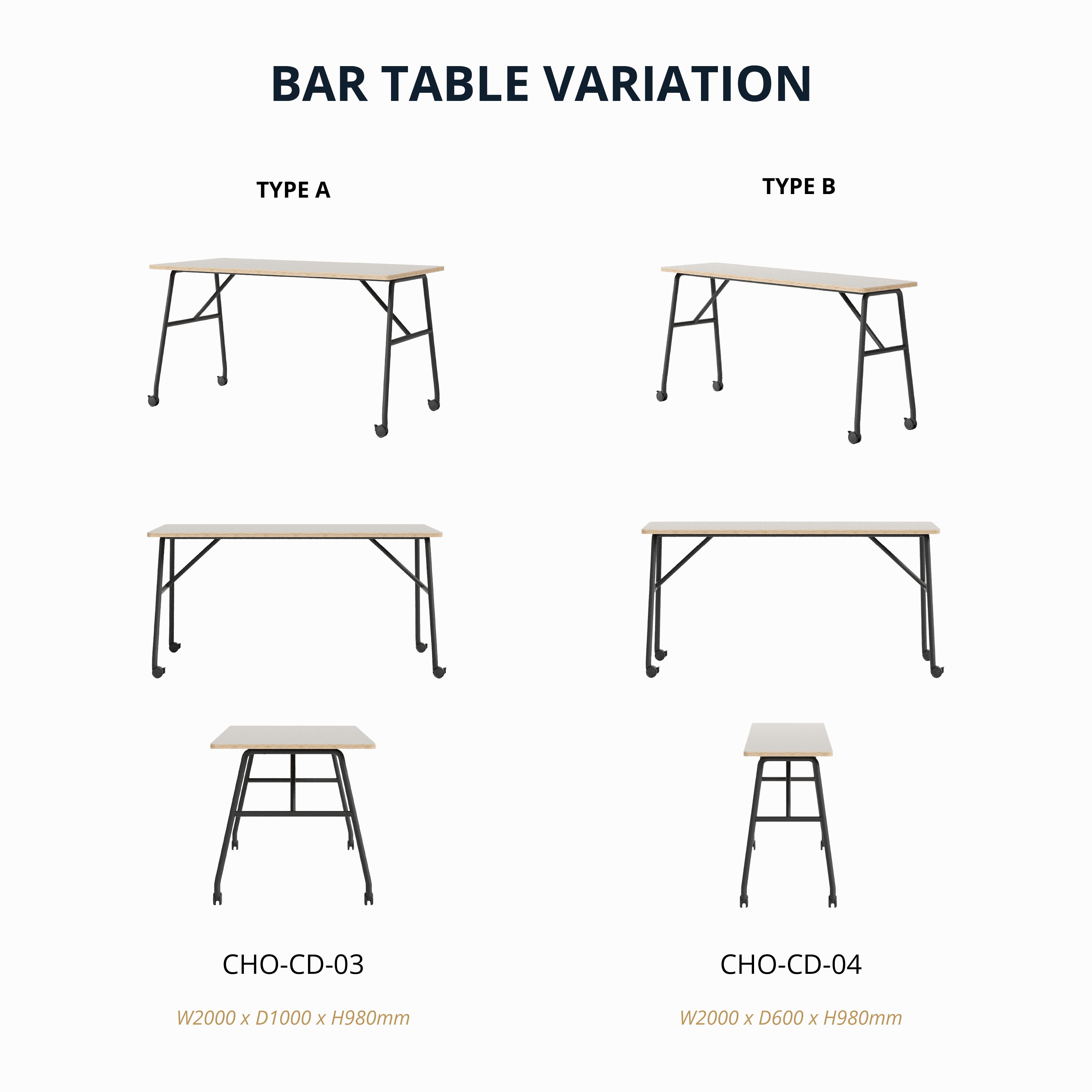 Chocolate - Bar Table