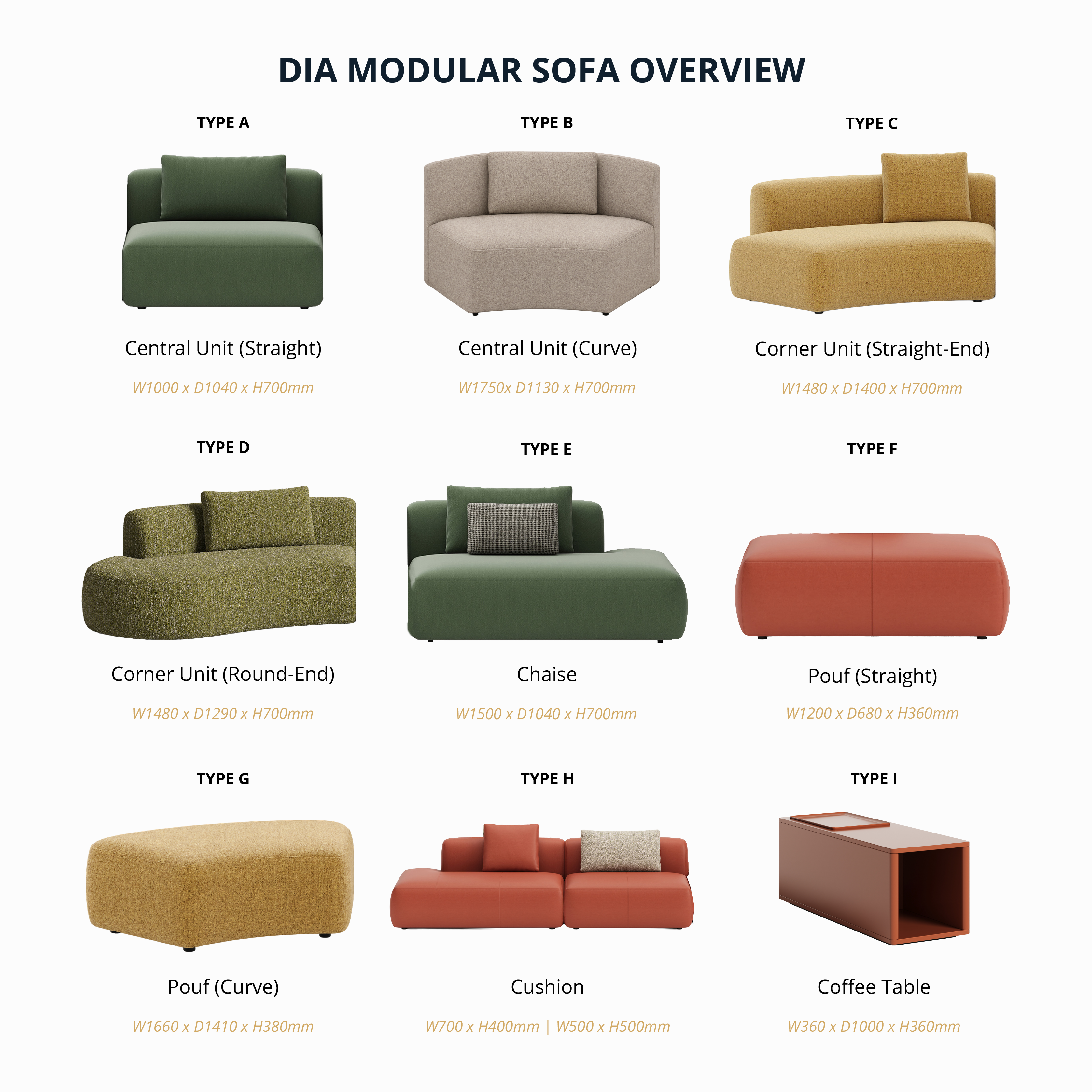 Dia - Modular Sofa
